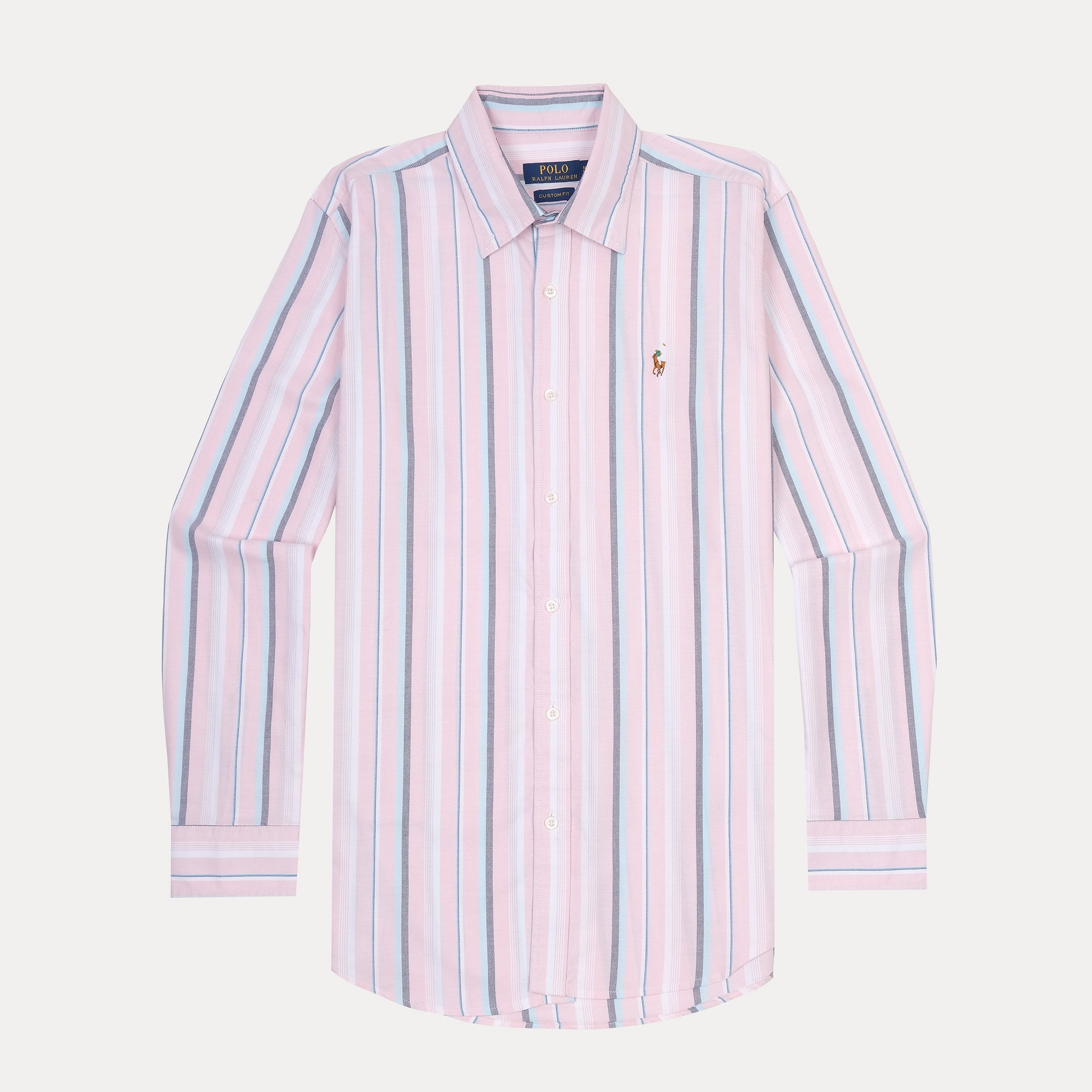 Polo Ralph Lauren Striped Elegance Shirt in Blush Breeze