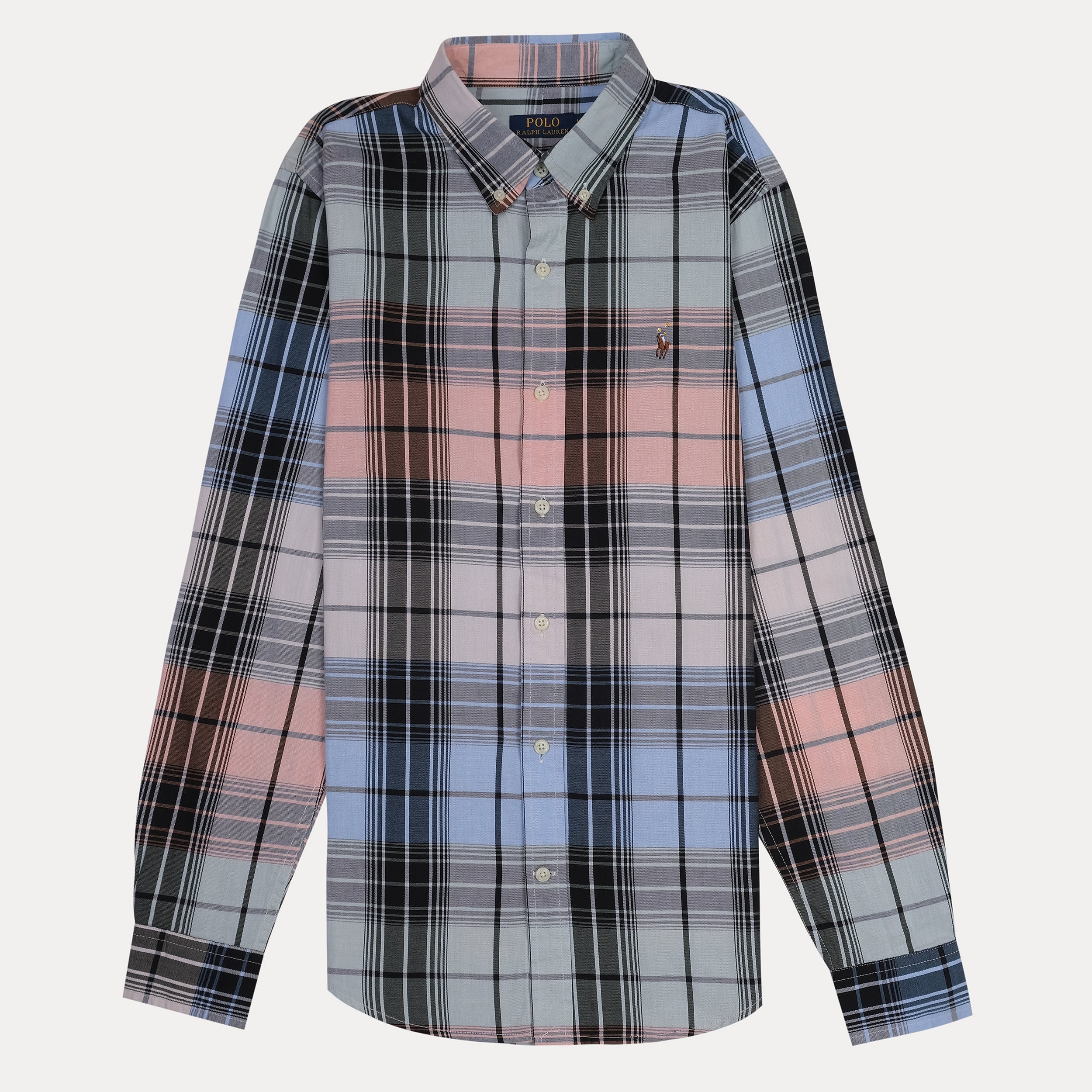 POLO Classic Fit Multi-Color Plaid Shirt