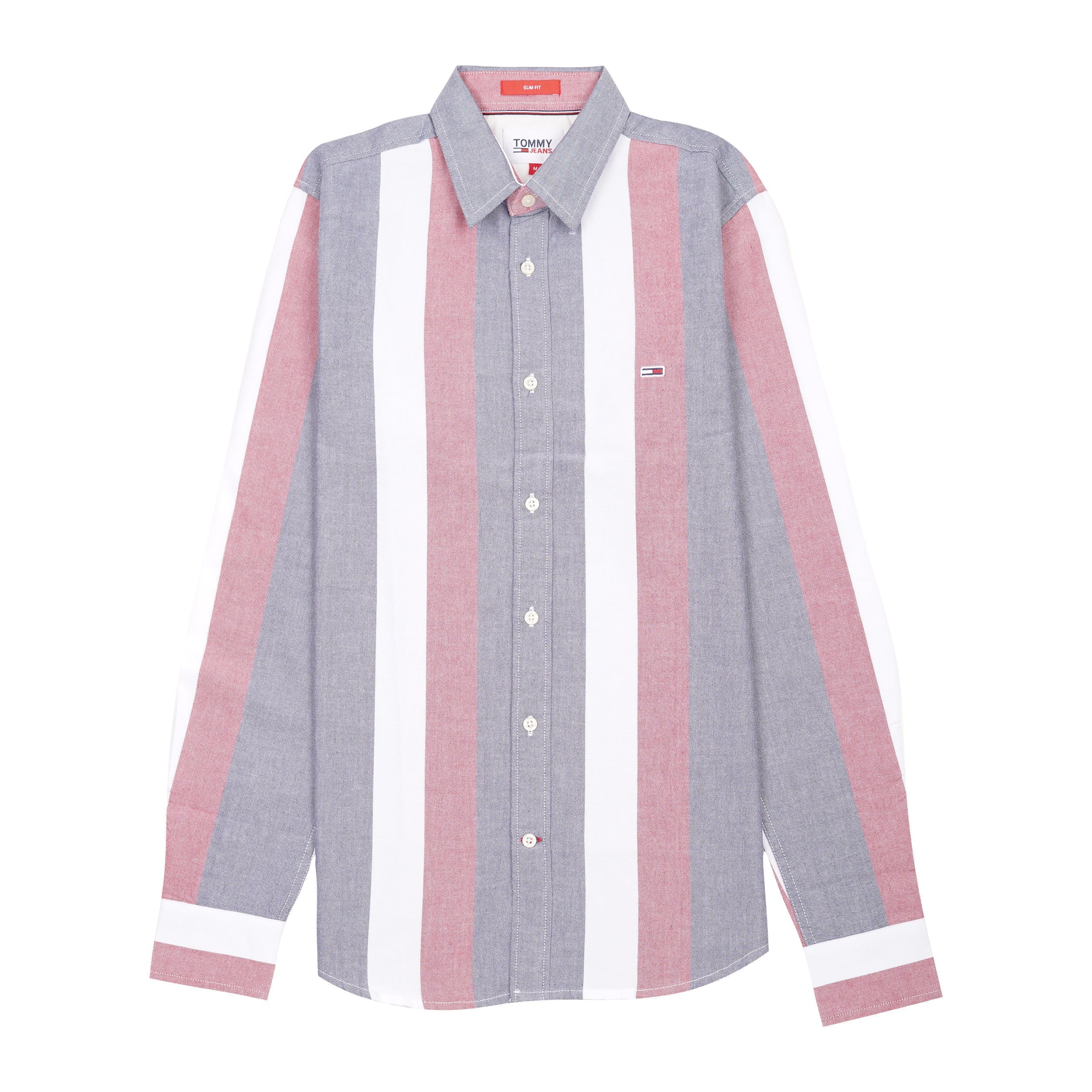 TOMMY JEANS Opulent Juniper Smoke Modern Fit Long Sleeve Shirt