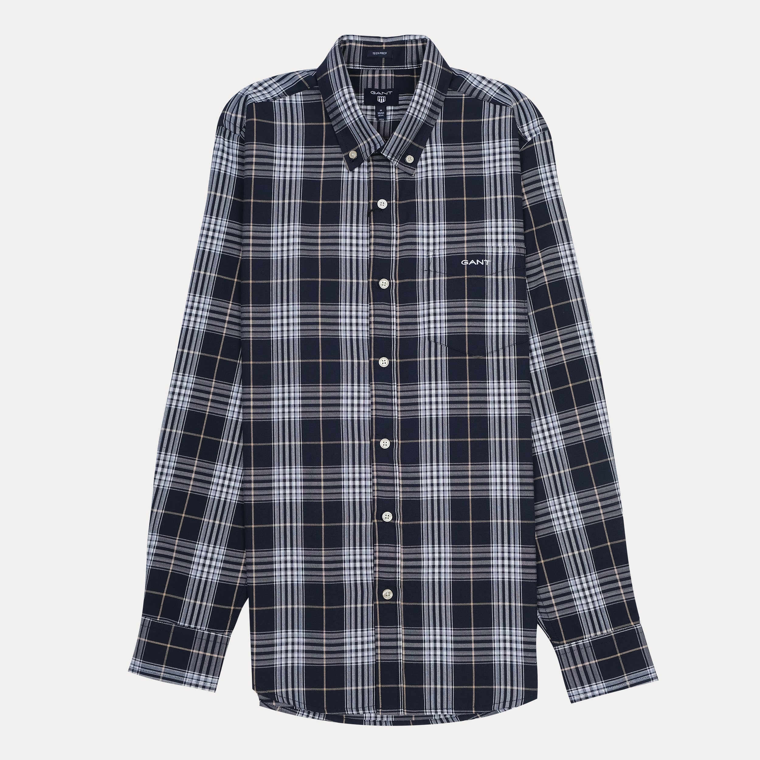 GANT Tech Prep Plaid Button-Up Shirt