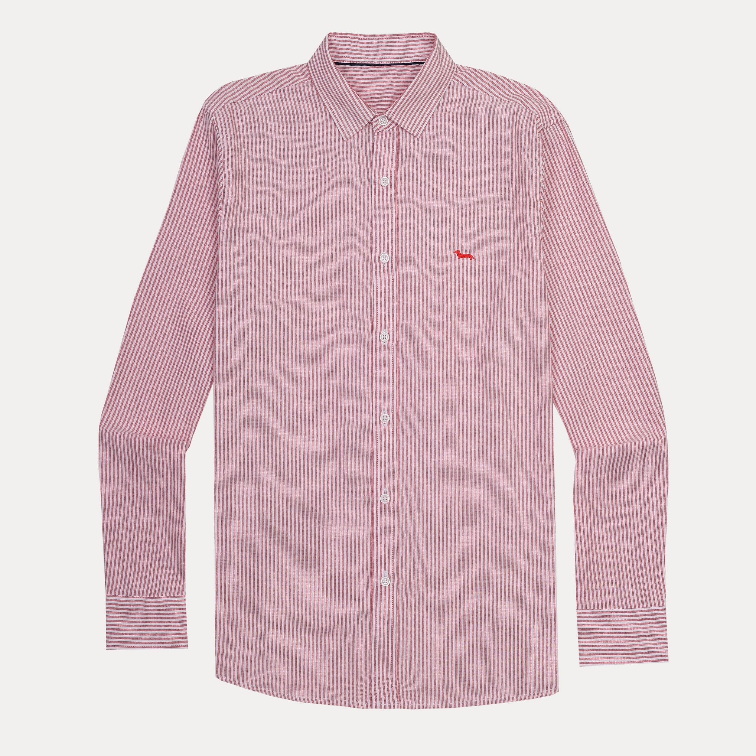 harmont & blaine Striped Delight Shirt - Cherry Blossom Red