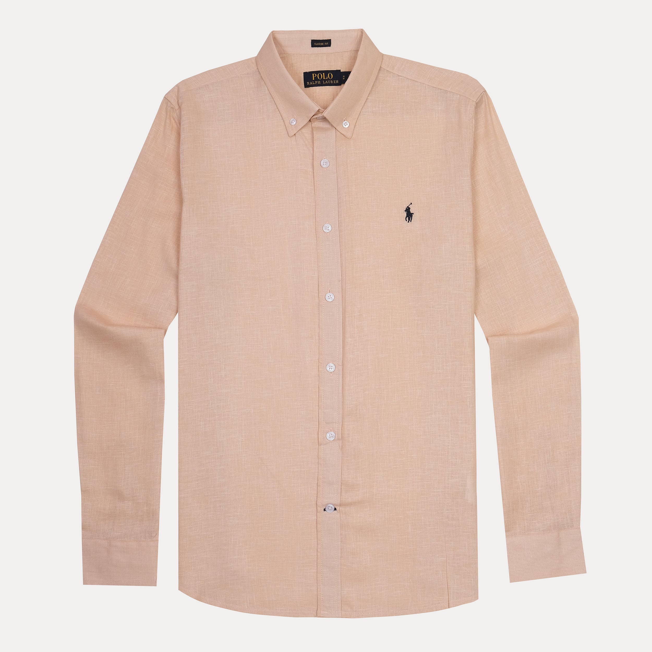 Polo Ralph Lauren Classic Fit Linen Shirt in Soft Apricot Dream