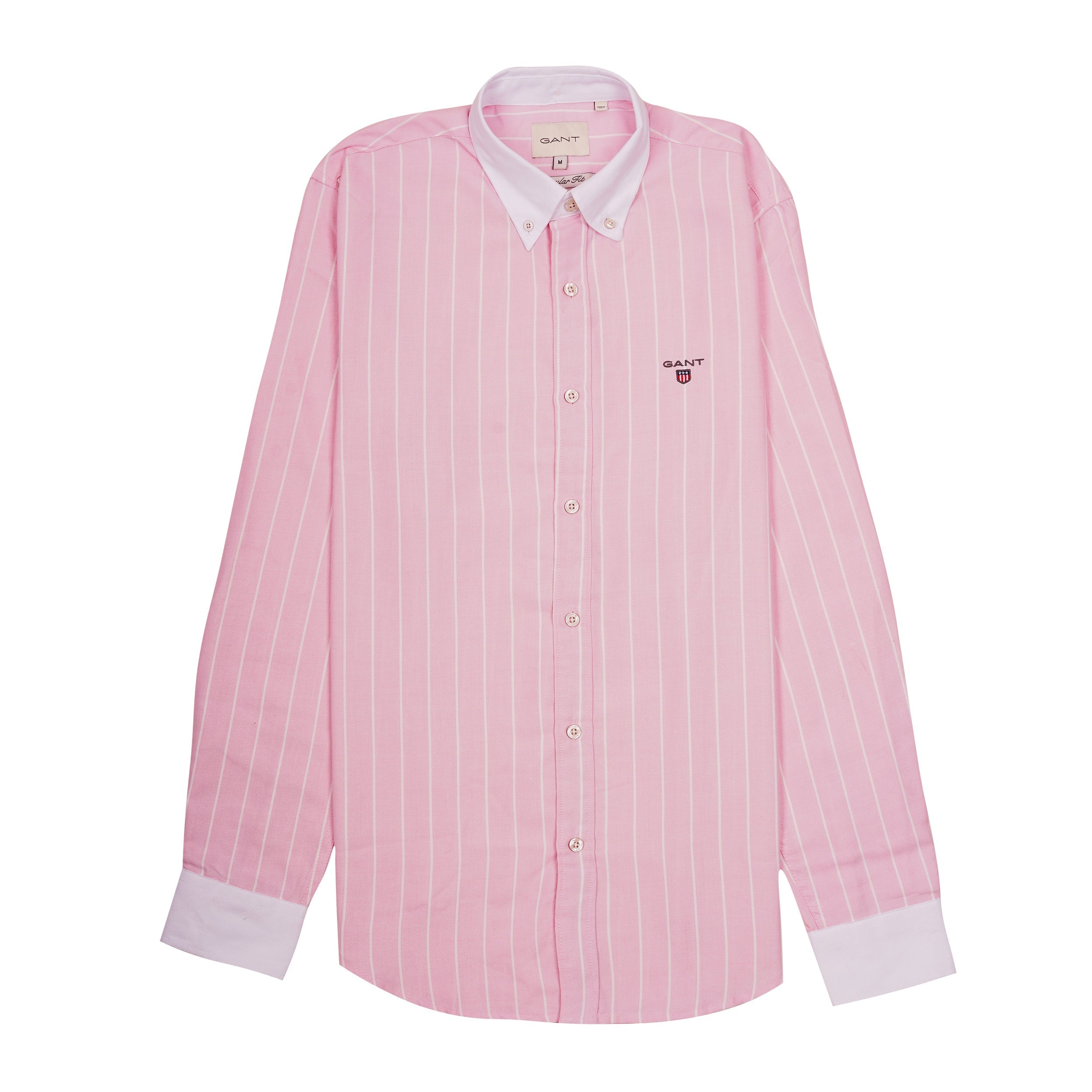 GANT Radiant Coral Slim Fit Long Sleeve Button-Up Shirt