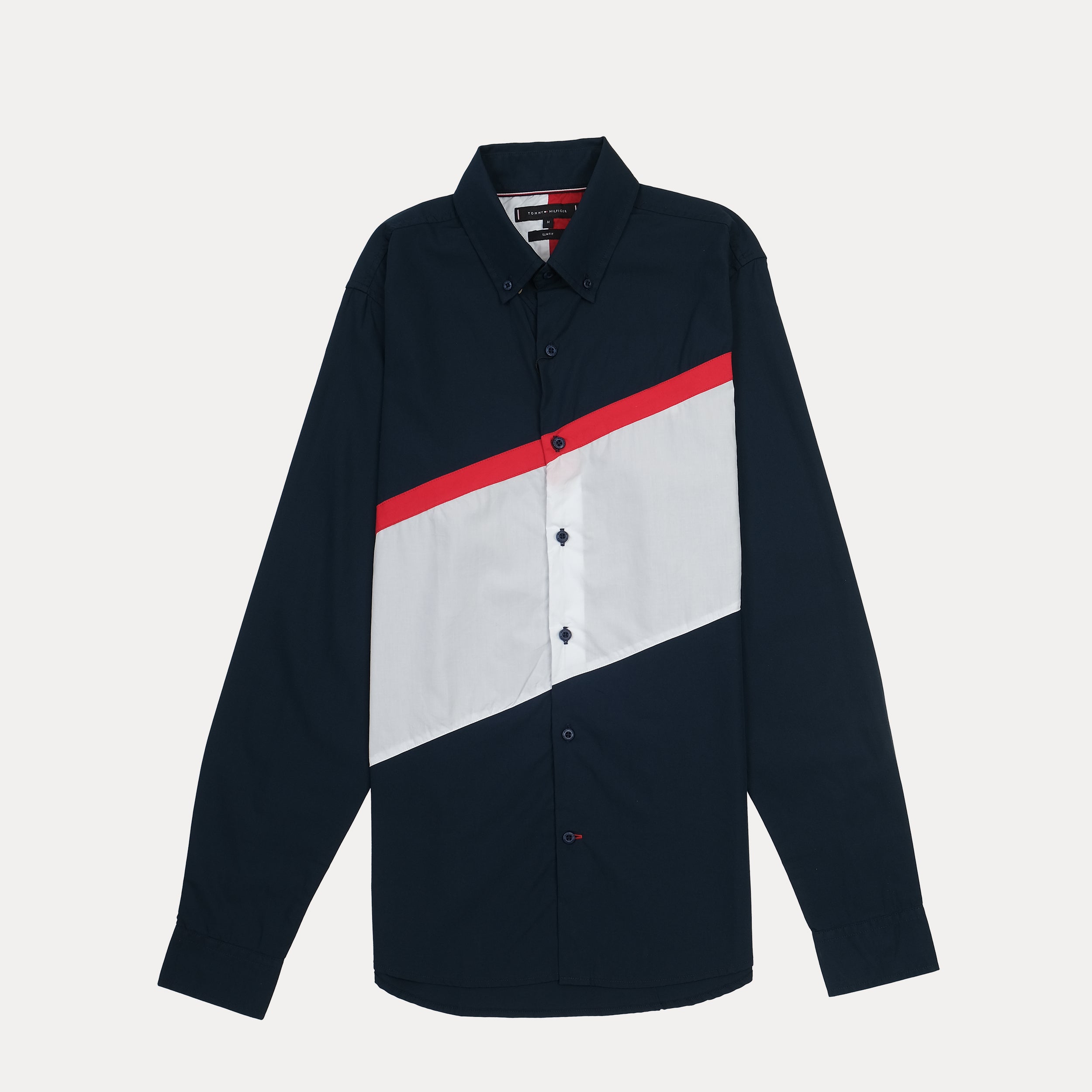 Tommy Hilfiger Color Block Long Sleeve Shirt