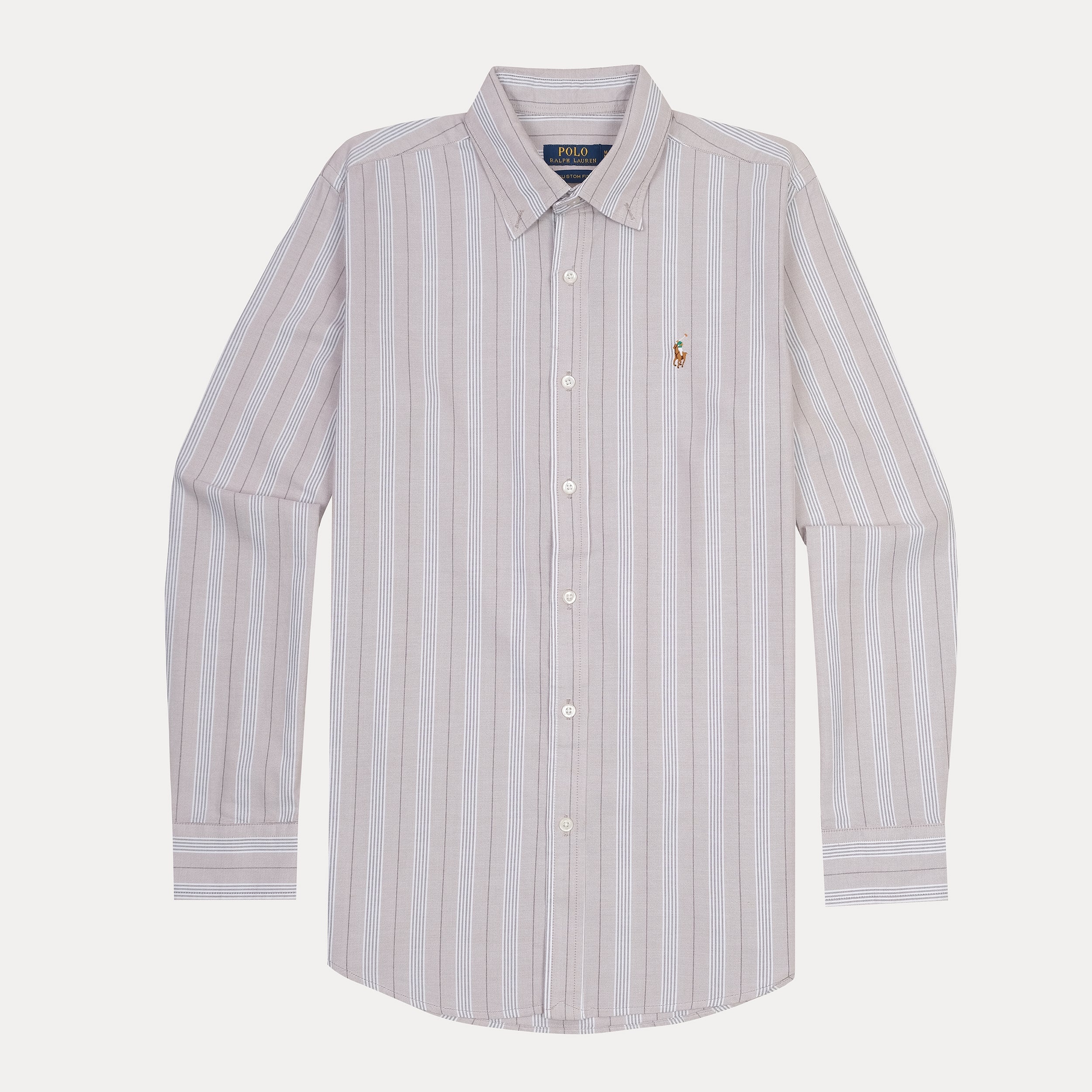 Polo Ralph Lauren Striped Elegance Shirt in Soft Sand