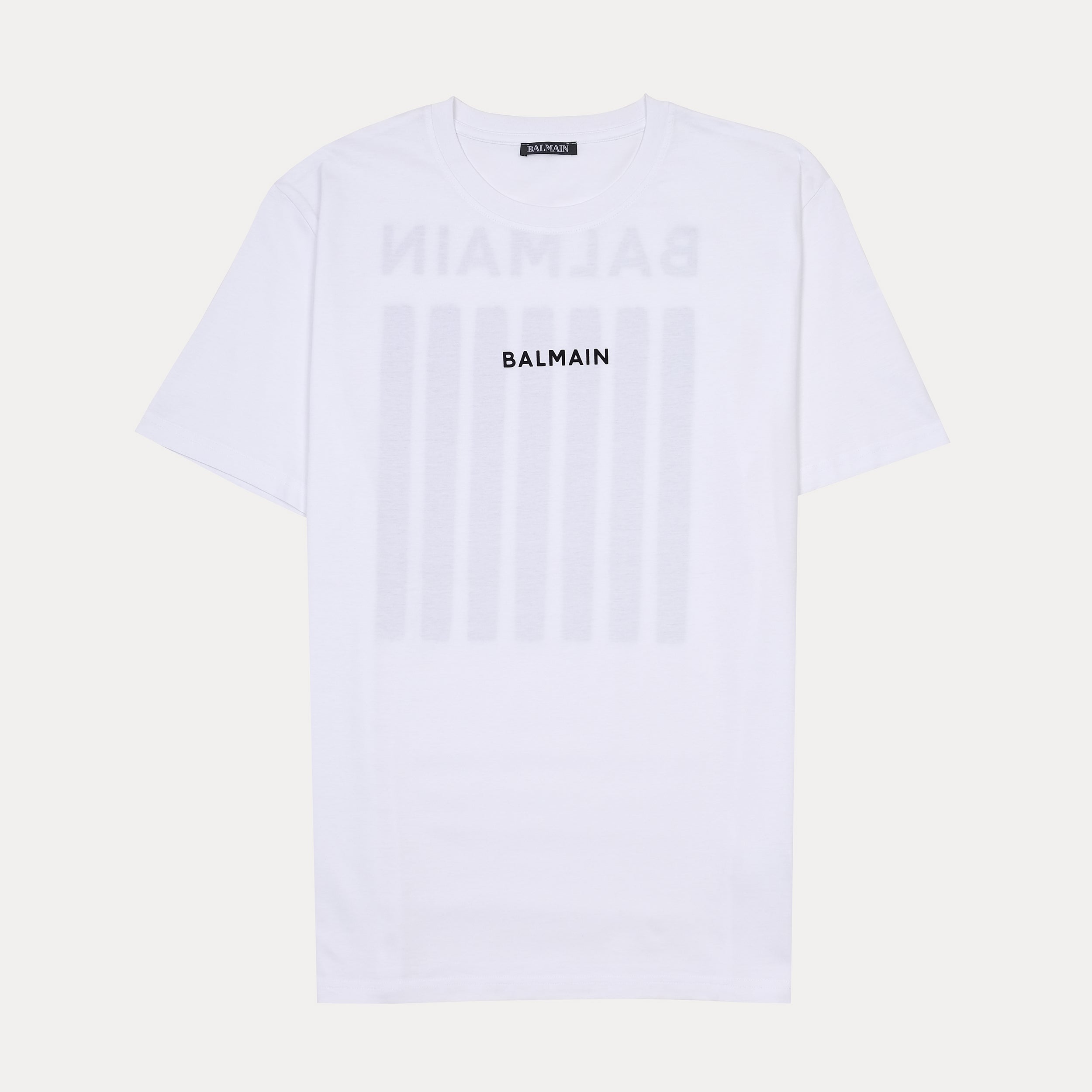 BALMAIN Chic Whisper White Graphic Tee