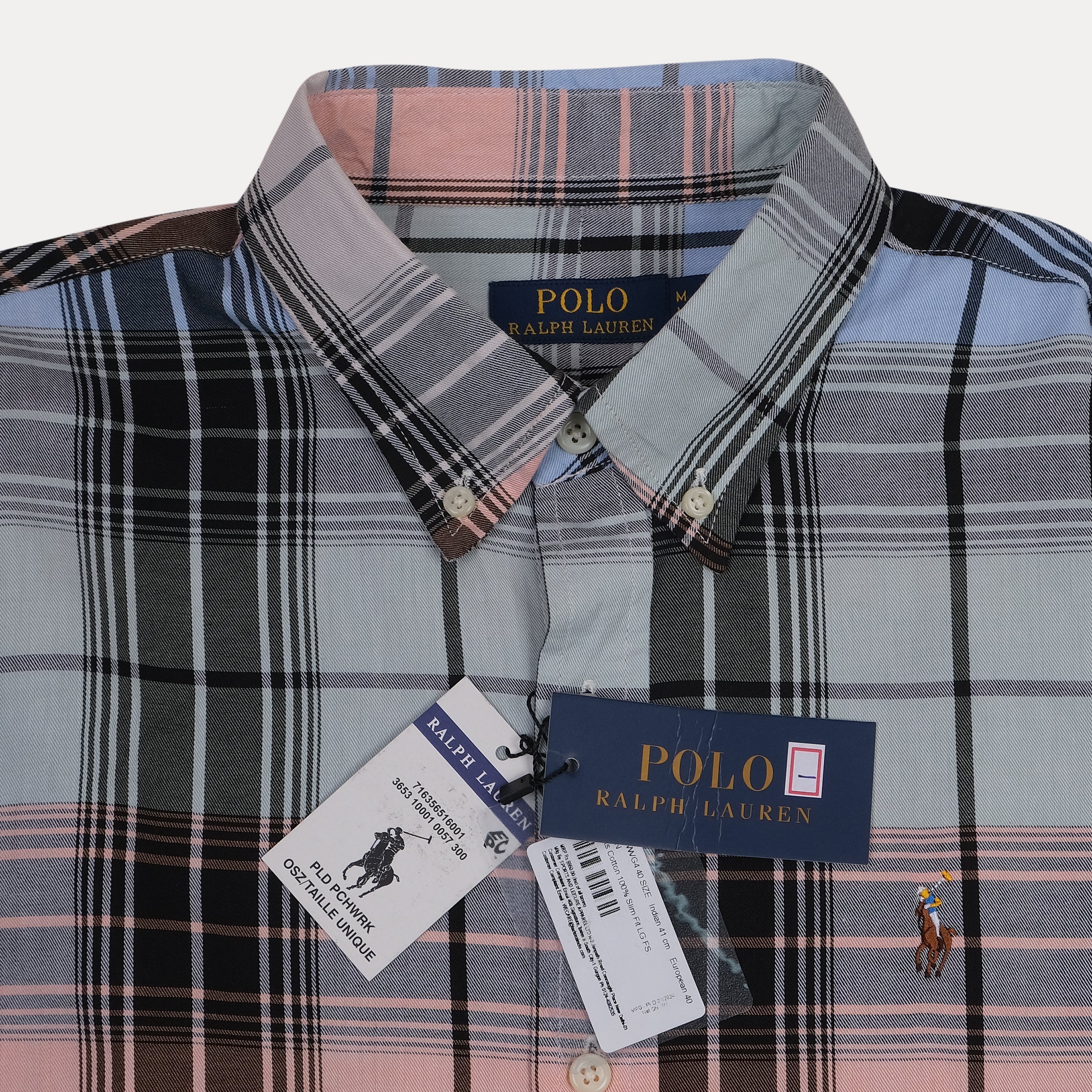 POLO Classic Fit Multi-Color Plaid Shirt