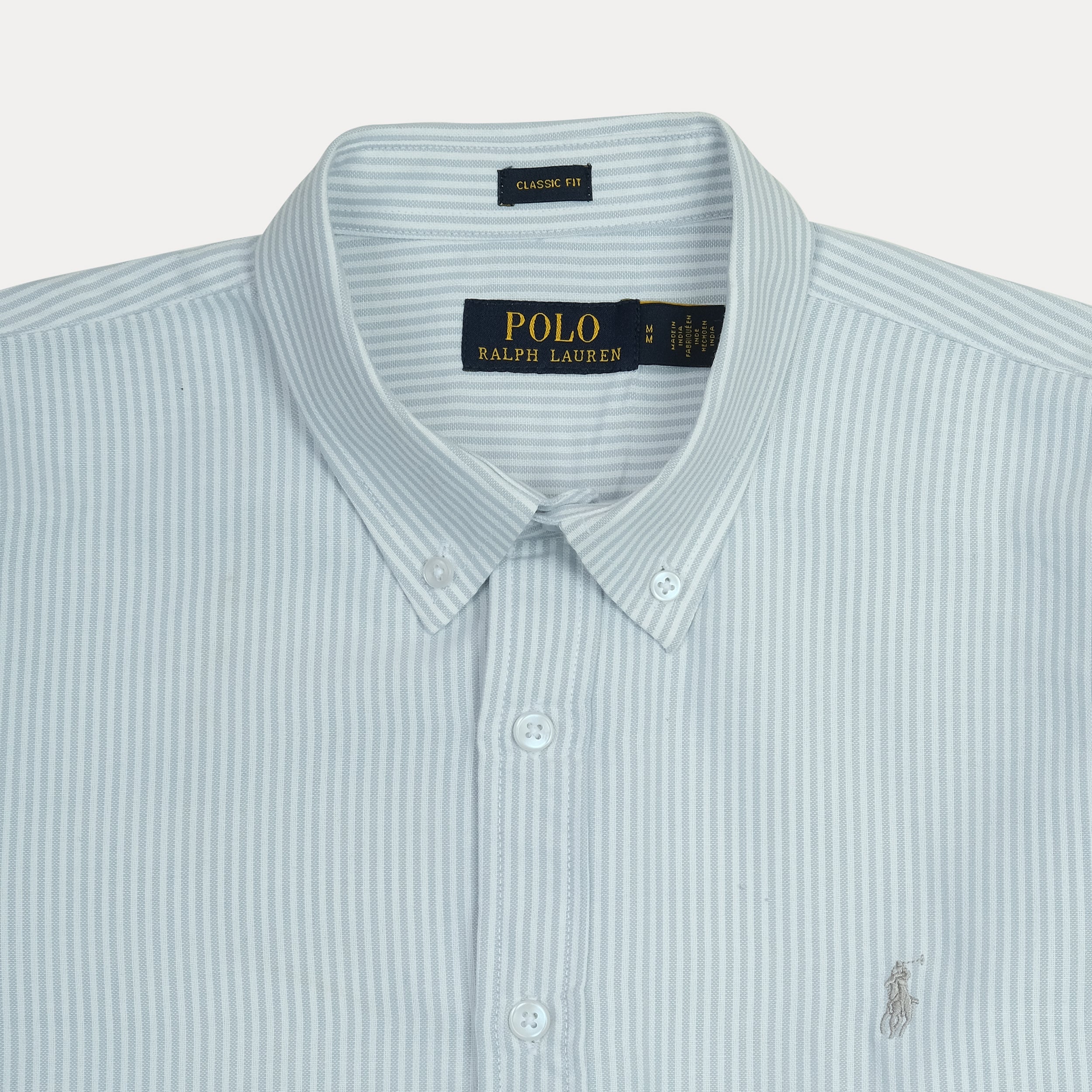 Polo Ralph Lauren Classic Fit Striped Shirt in Serene Sky