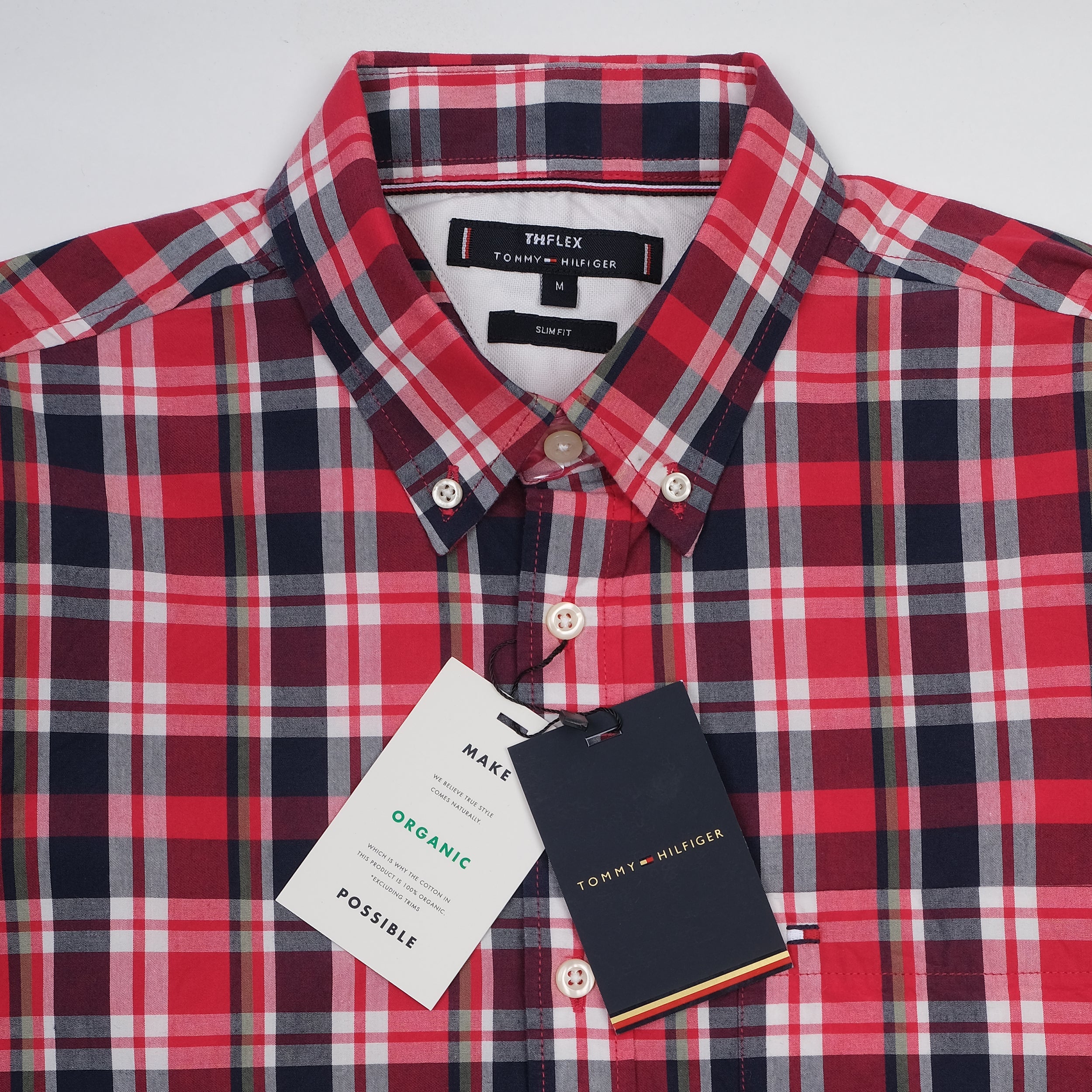 Tommy Hilfiger Organic Cotton Plaid Shirt