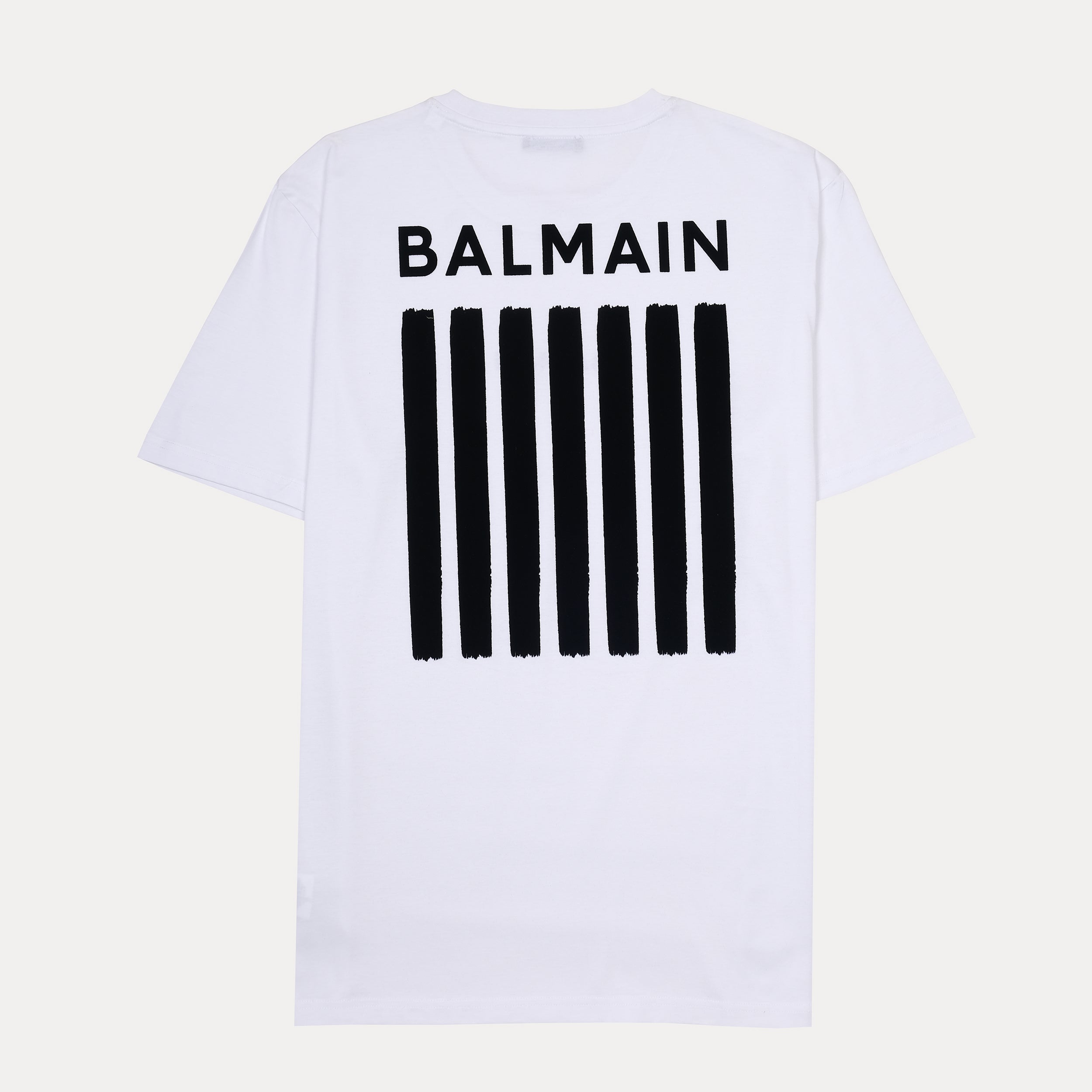 BALMAIN Chic Whisper White Graphic Tee