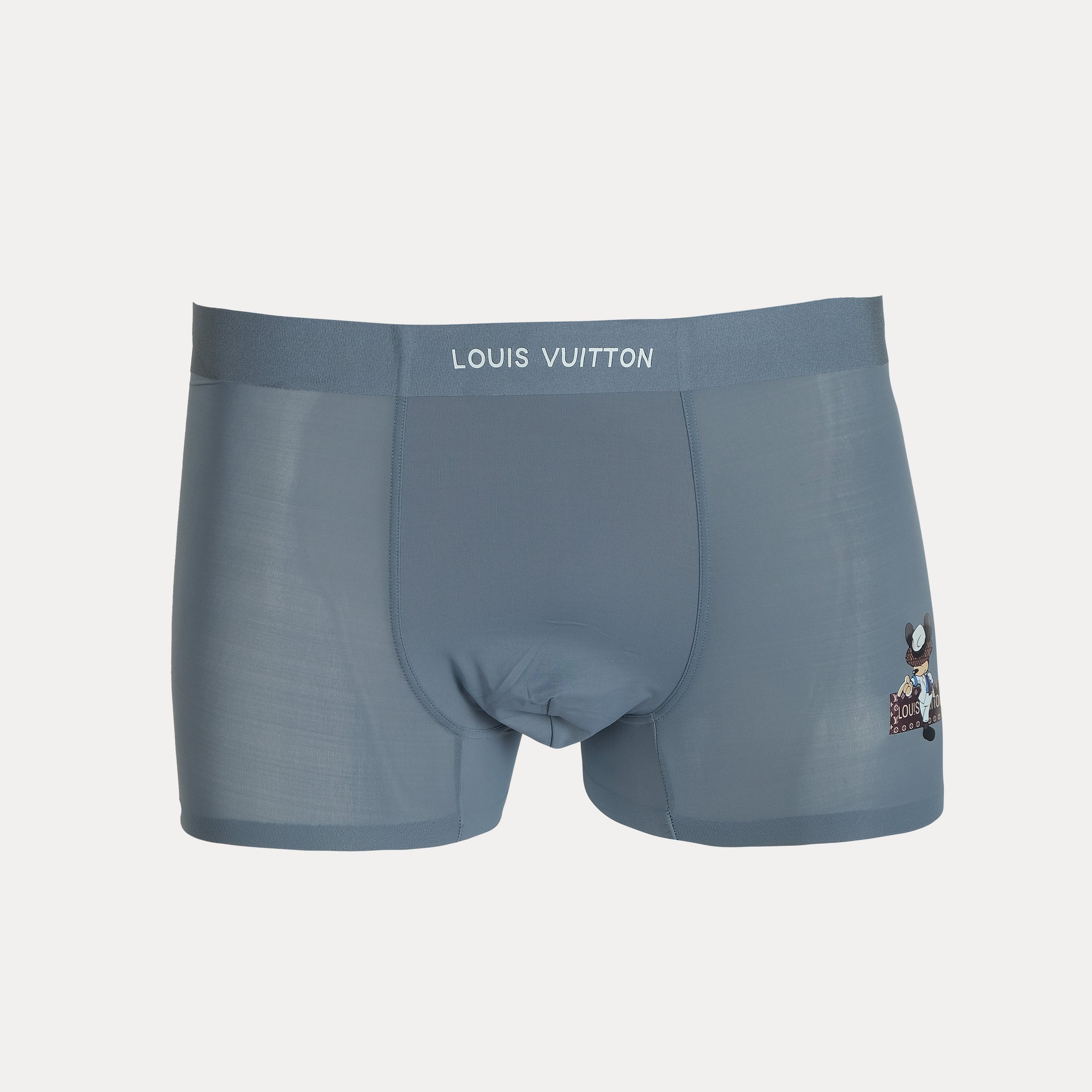 Louis Vuitton Versace Stichless Luxurious Midnight Blue Boxer Briefs