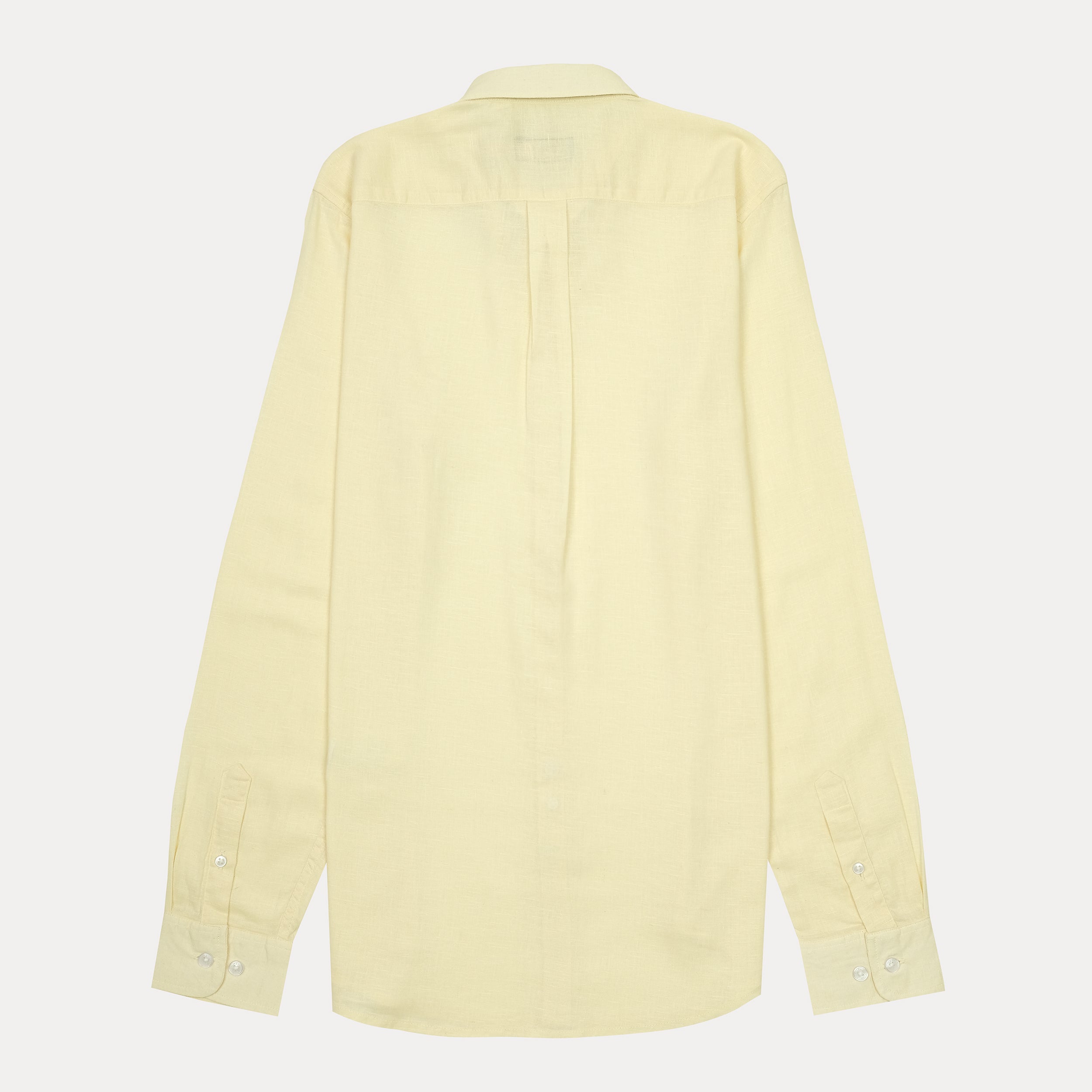 Polo Ralph Lauren Classic Fit Sunny Lemon Linen Button-Up Shirt