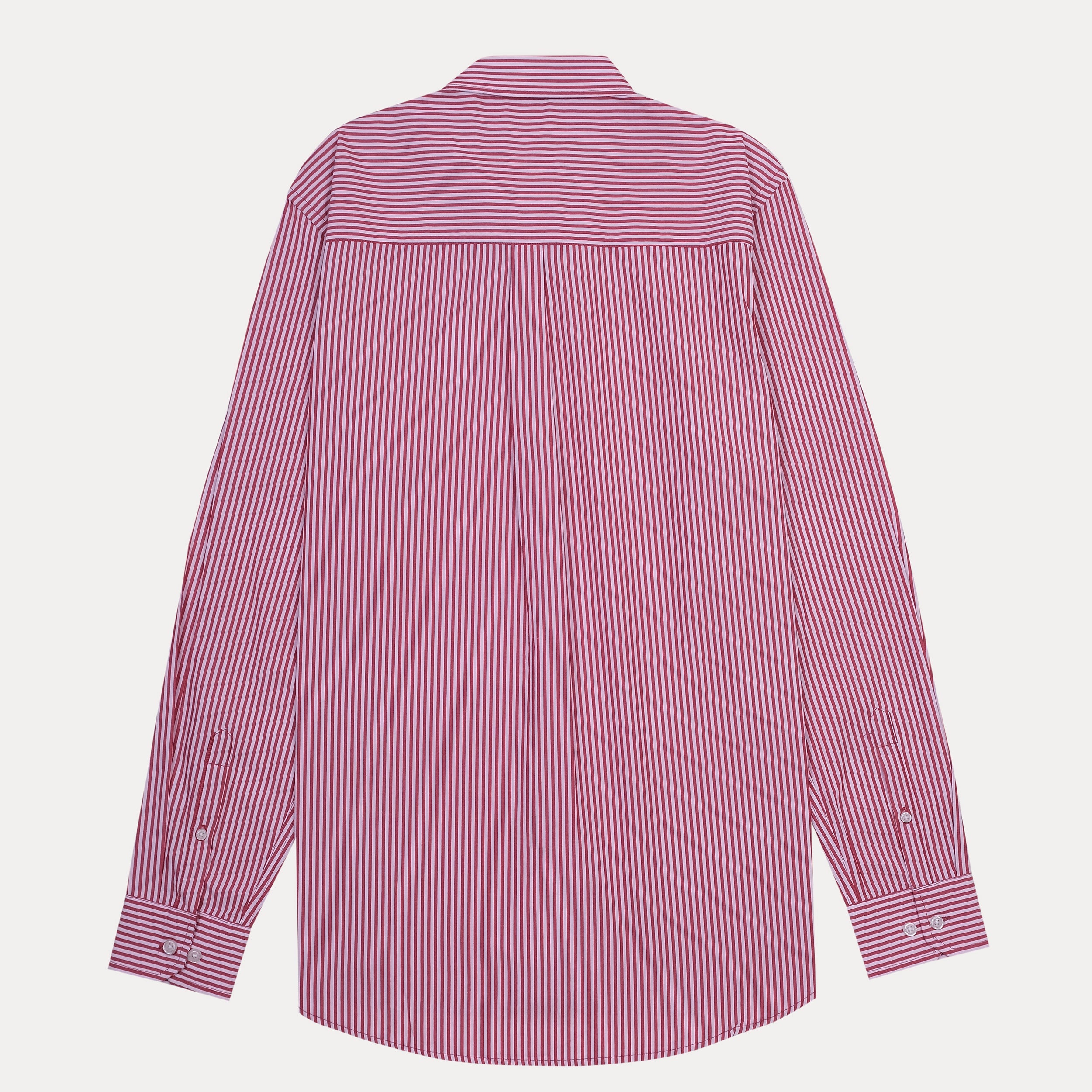 Harmont & Blaine Charming Crimson Striped Regular Fit Shirt