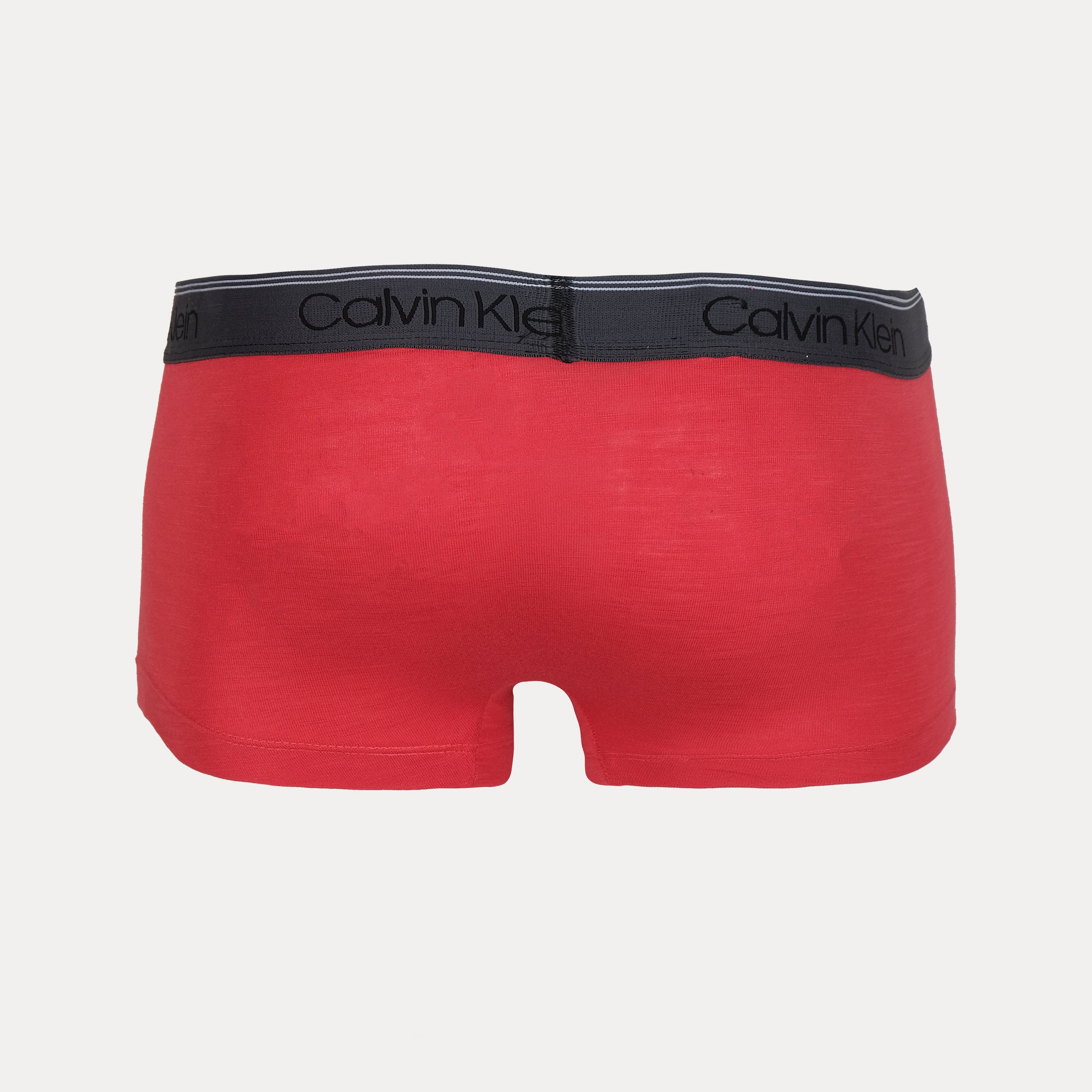 Calvin Klein Luxurious Tranquil Trunks in Serene Green, Bold Black & Radiant Red