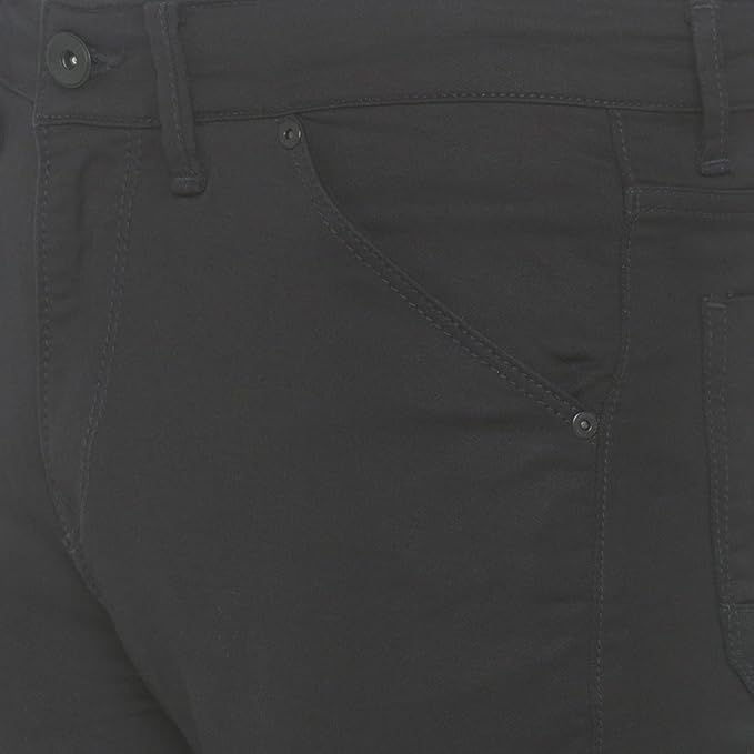 Spykar Slim Fit Black Jeans