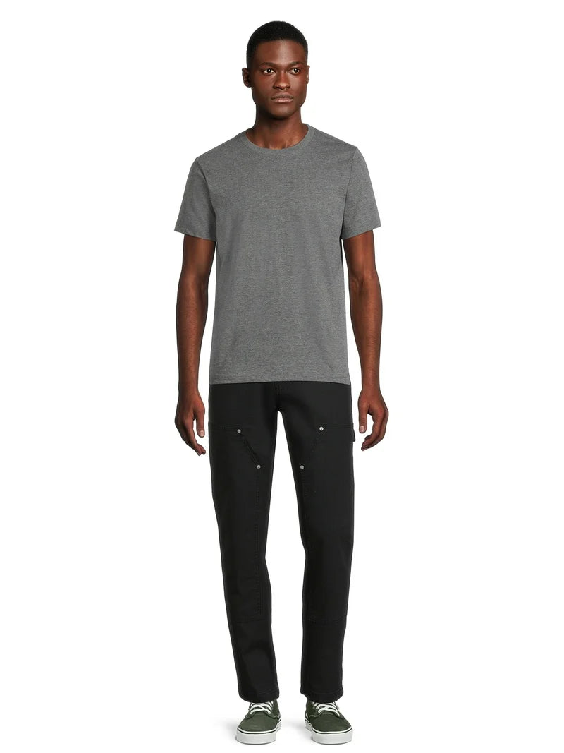 No Boundries Urban Chic Carpenter Pants in Midnight Black