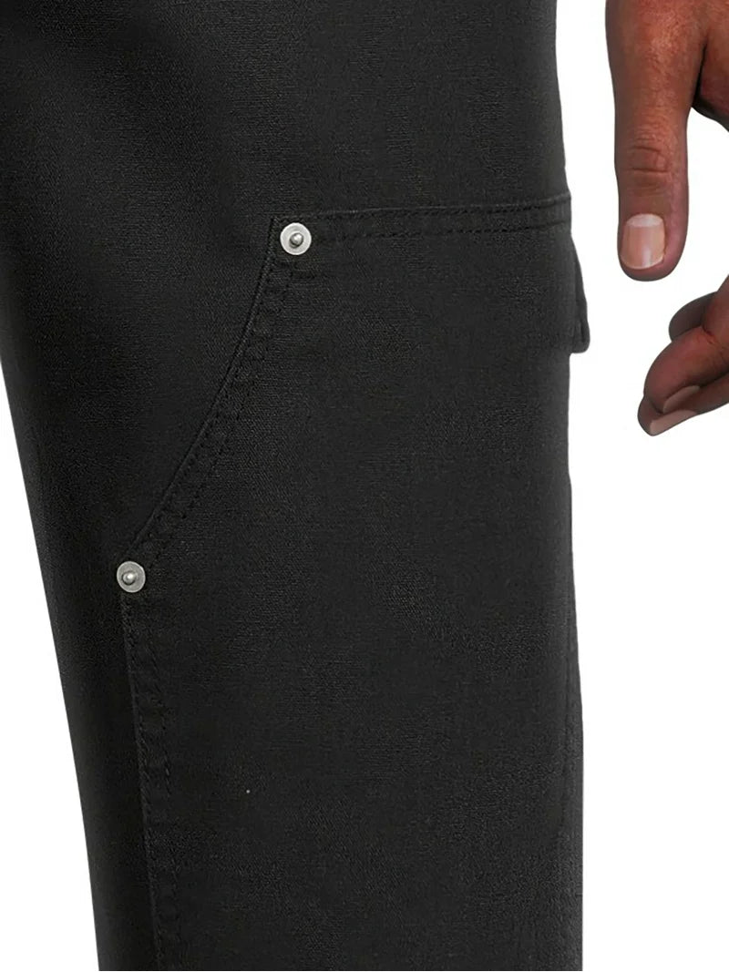 No Boundries Urban Chic Carpenter Pants in Midnight Black