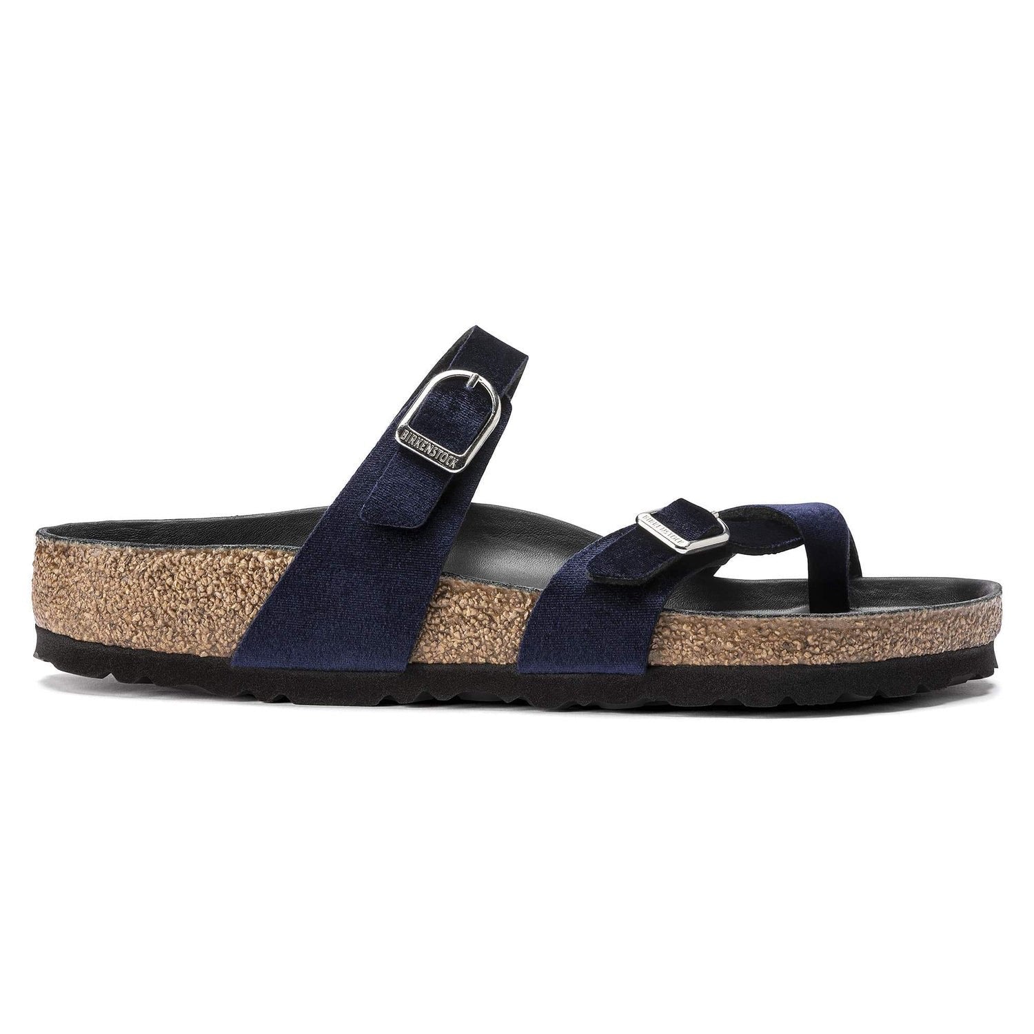 Birkenstock Velvet Blue Delight Sandals