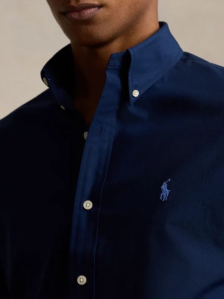 Polo Ralph Lauren Classic Elegance Button-Up Shirt in Midnight Navy