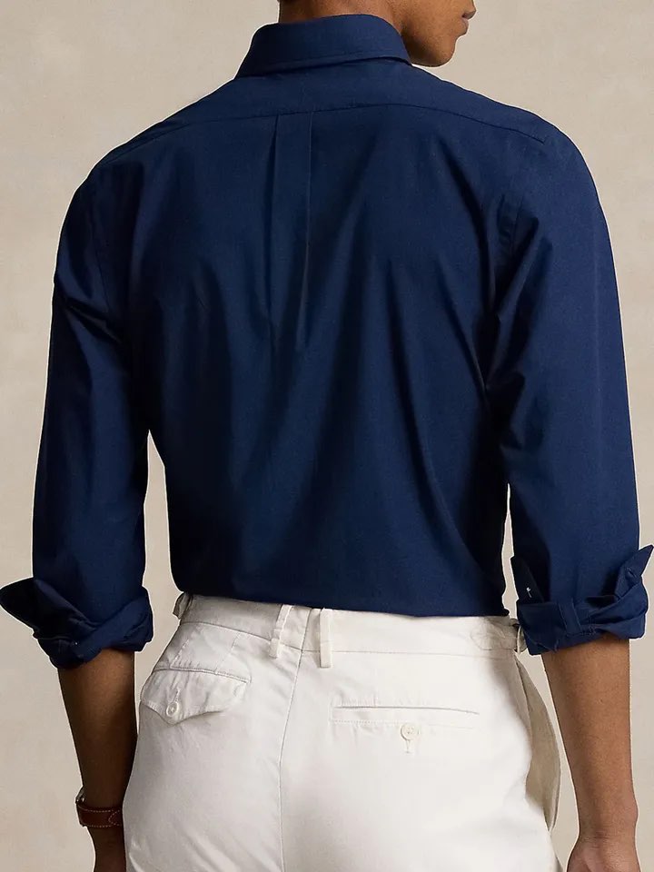 Polo Ralph Lauren Classic Elegance Button-Up Shirt in Midnight Navy