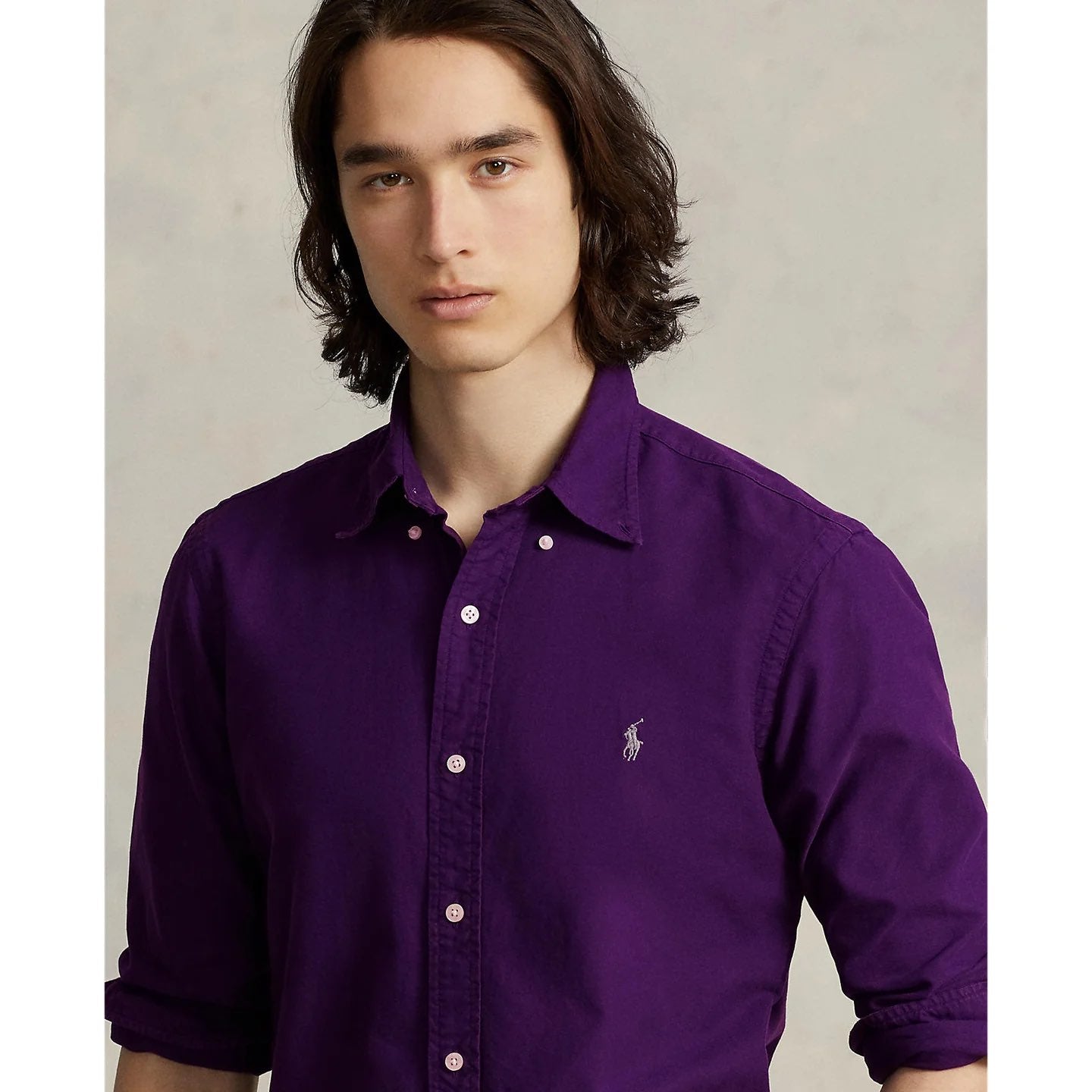 Polo Ralph Lauren Dapper Amethyst Button-Up Shirt