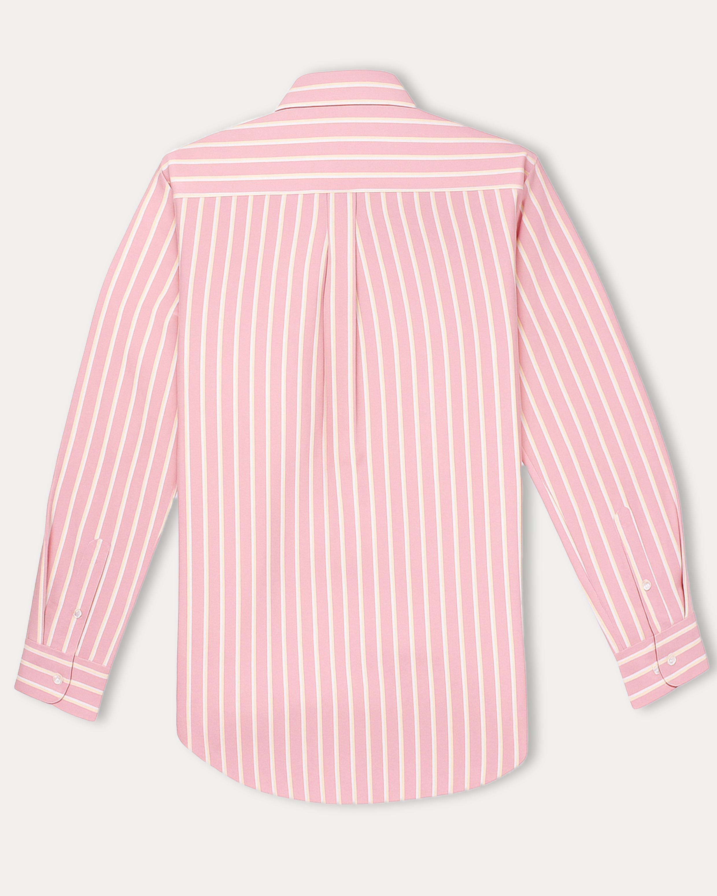Polo Ralph Lauren Custom Fit Striped Shirt in Blushing Pink Sorbet