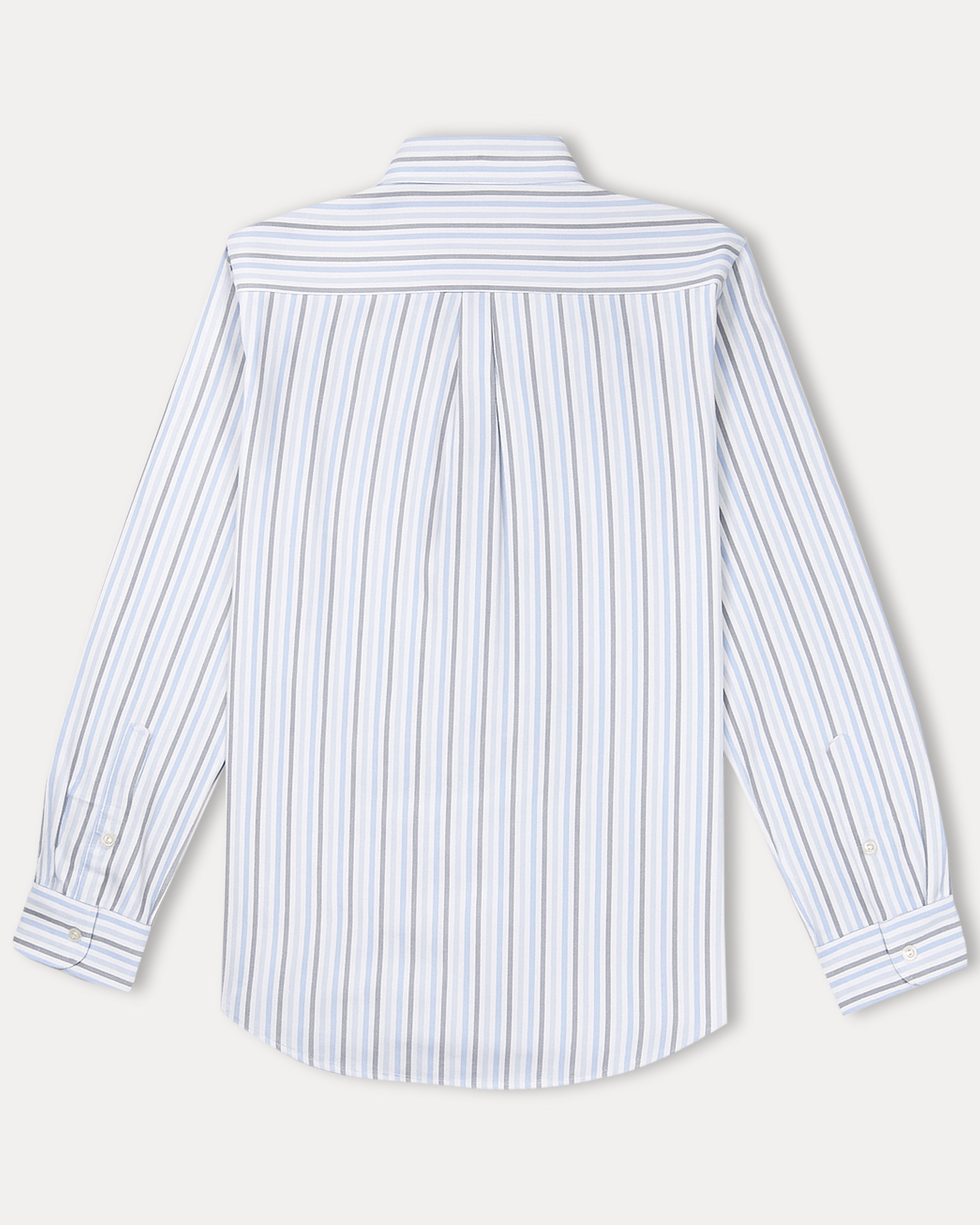 Polo Ralph Lauren Striped Elegance Cotton Shirt in Serene Sky