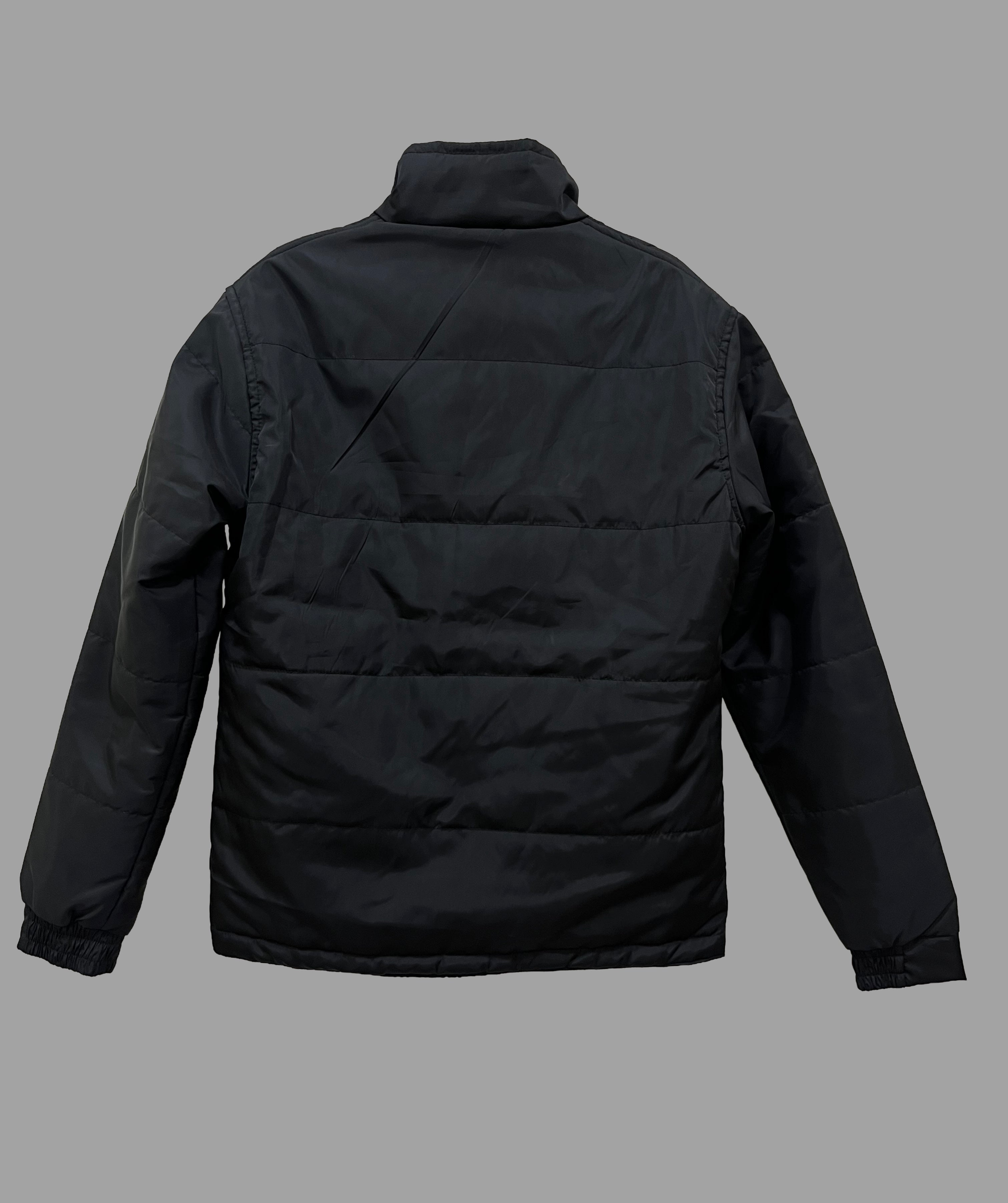 USPA Cozy Charcoal Quilted Jacket