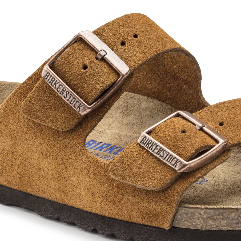 Birkenstock Suede Sandals in Warm Caramel Delight