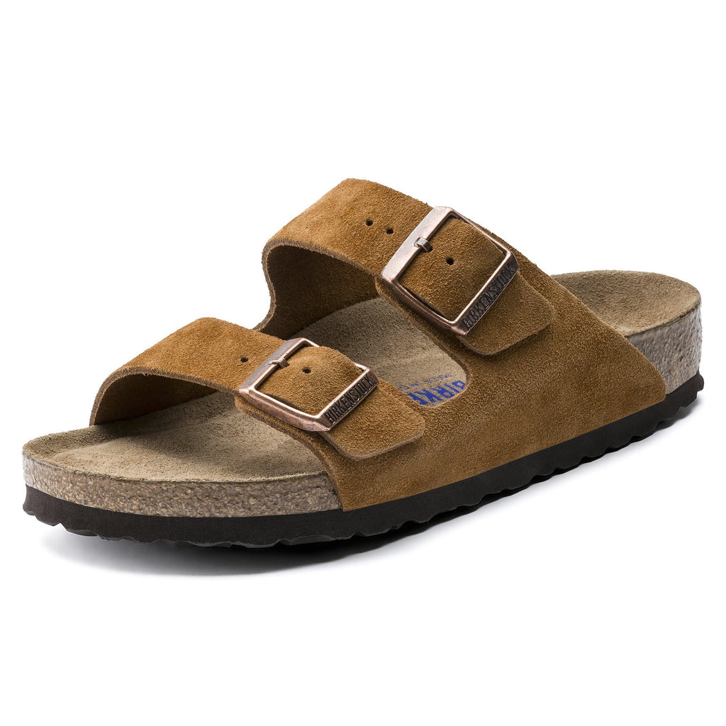 Birkenstock Suede Sandals in Warm Caramel Delight