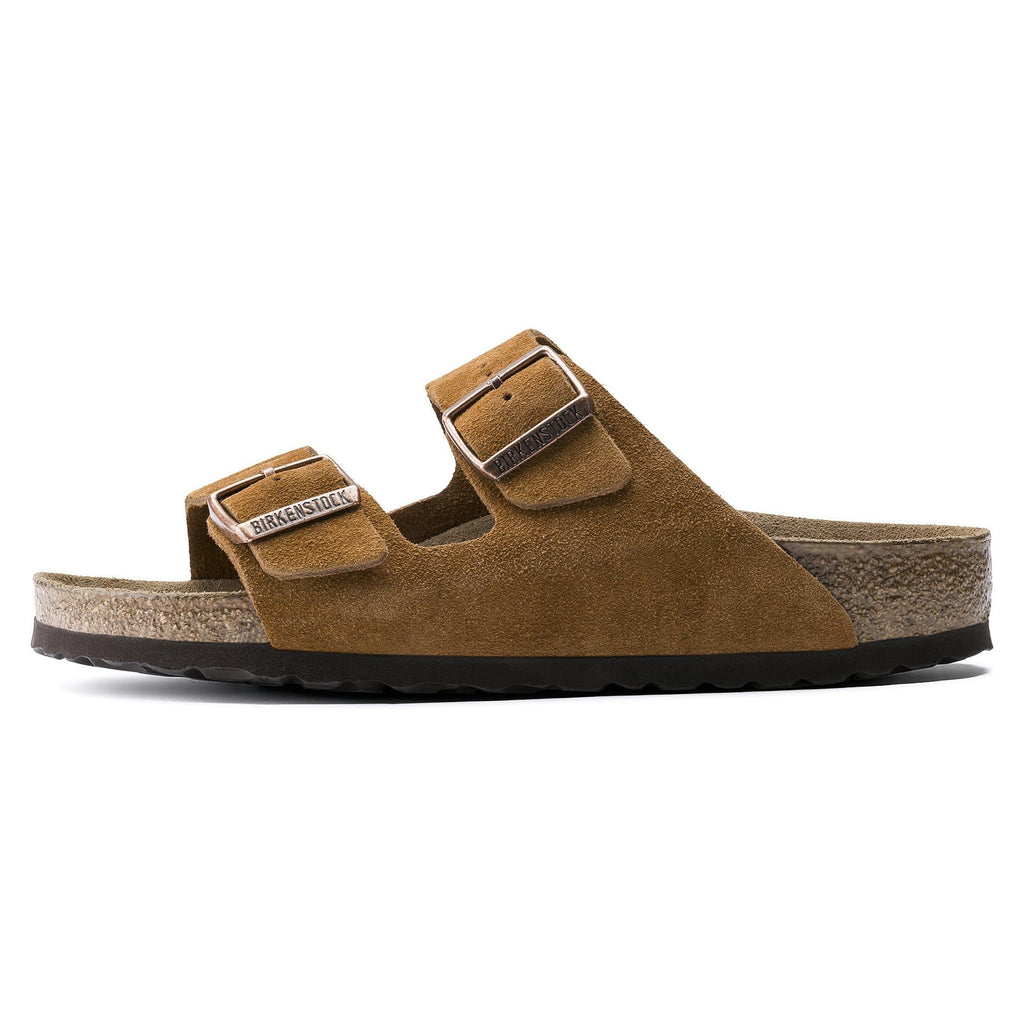 Birkenstock Suede Sandals in Warm Caramel Delight