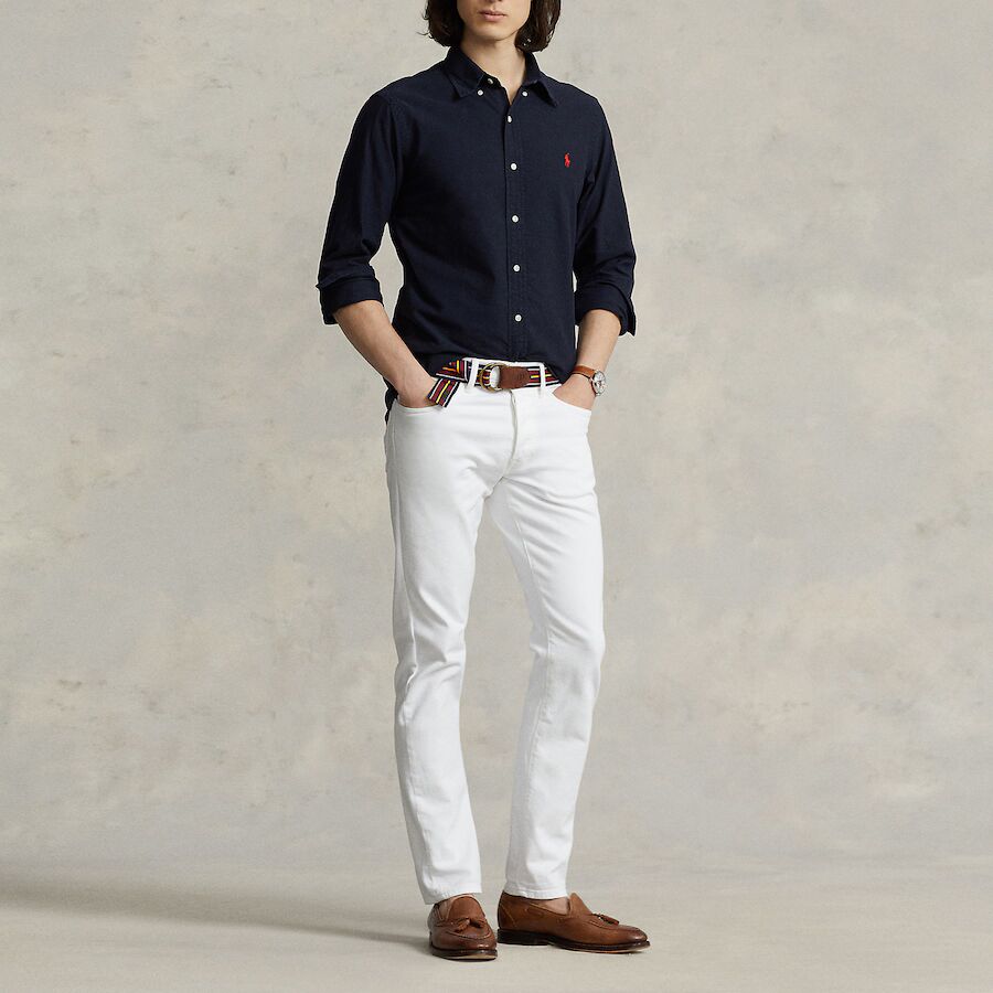 Polo Ralph Lauren Classic Navy Charm Button-Up Shirt