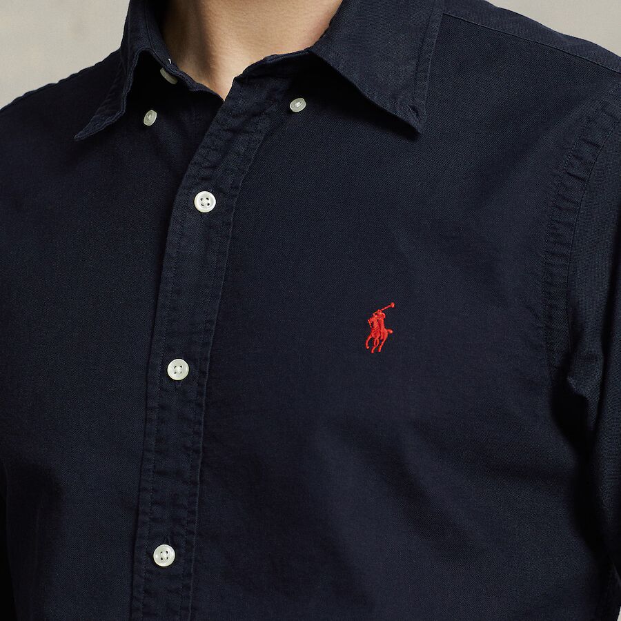 Polo Ralph Lauren Classic Navy Charm Button-Up Shirt