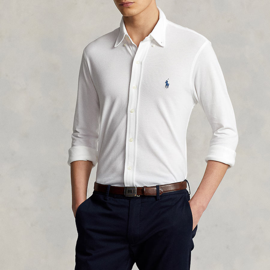 Polo Ralph Lauren Featherweight Breathable Classic Fit Long Sleeve Button-Down Shirt