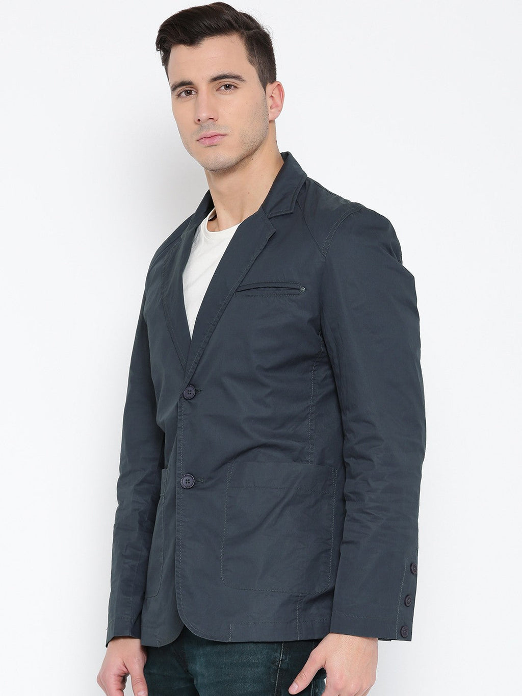 SPYKAR Casual Blazer in Navy