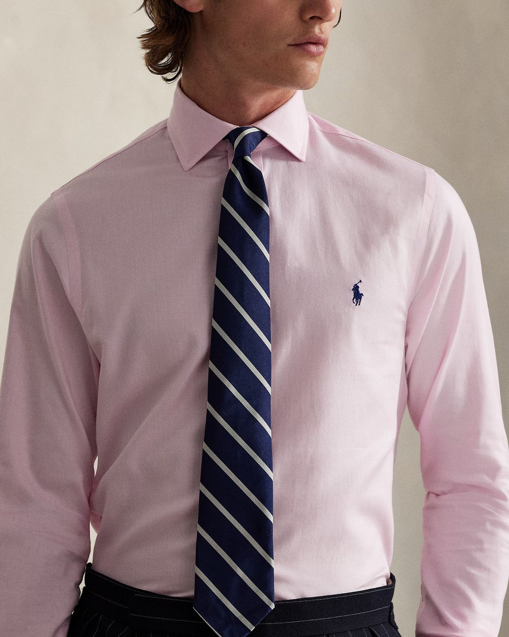 Polo Ralph Lauren Custom Fit Delightful Blush Button-Up Shirt
