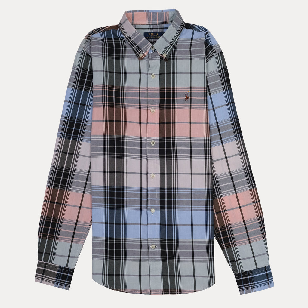 POLO Classic Fit Multi-Color Plaid Shirt