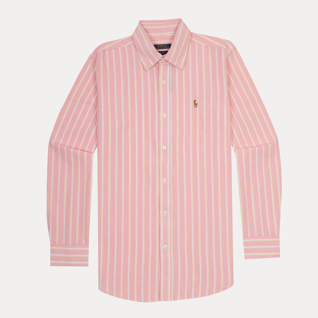 Polo Ralph Lauren Striped Elegance Shirt in Blushing Petal