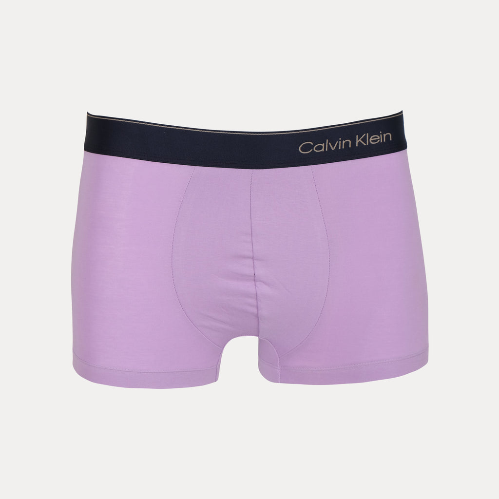 Calvin Klein Luxurious Cotton Boxer Briefs in Vibrant Emerald, Classic Navy, and Soft Lavender