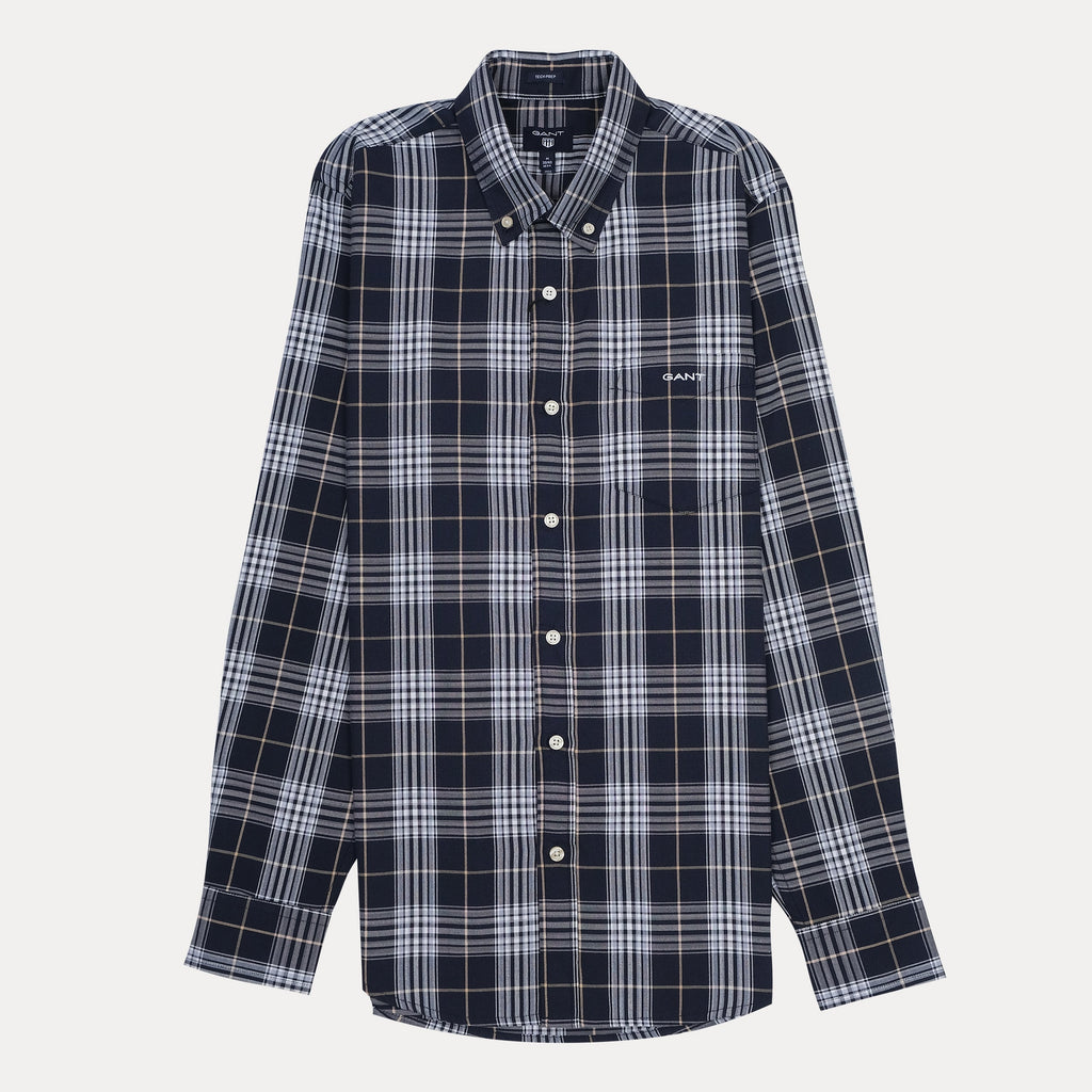 GANT Tech Prep Plaid Button-Up Shirt