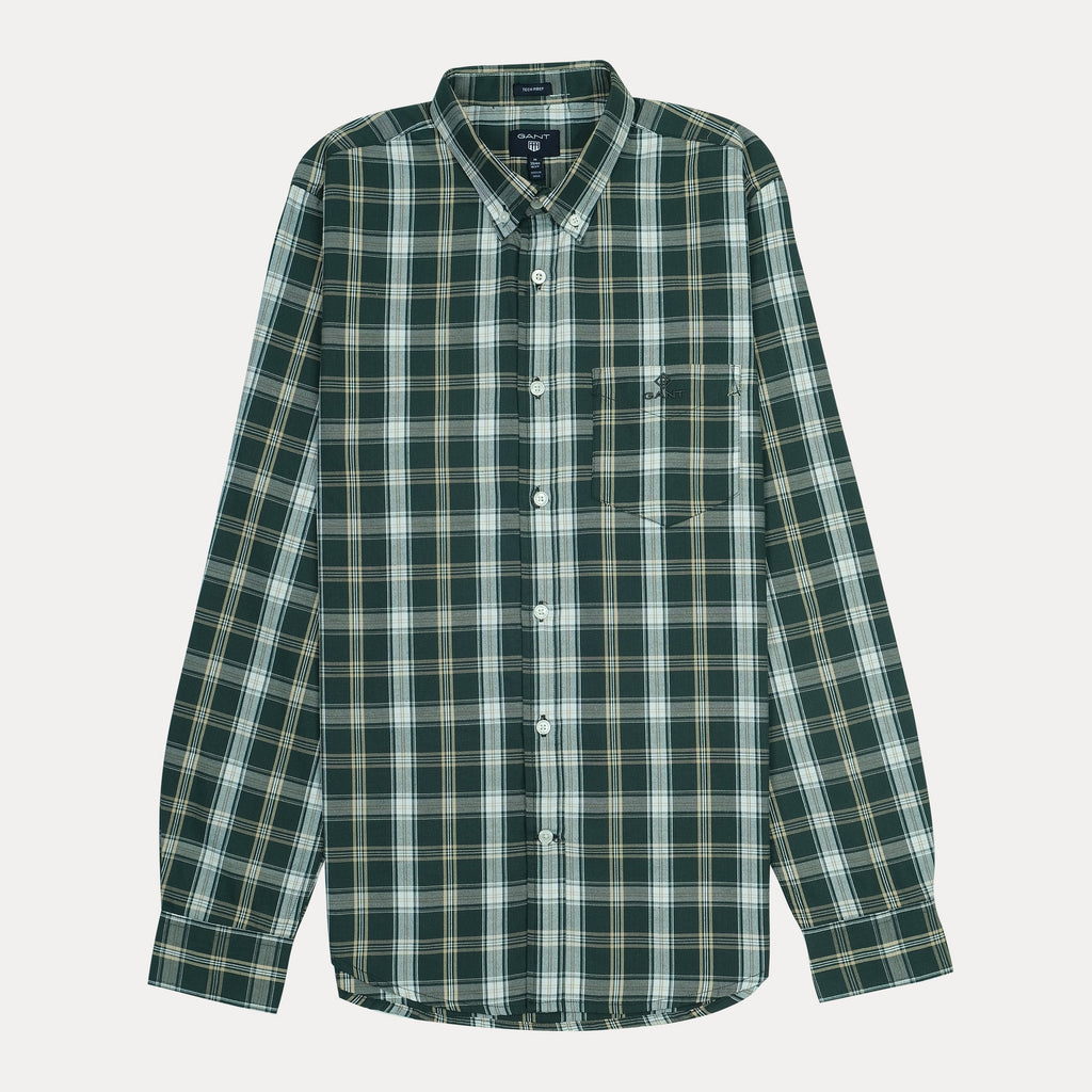 GANT Untamed Juniper Smoke Classic Fit Long Sleeve Button-Up Shirt