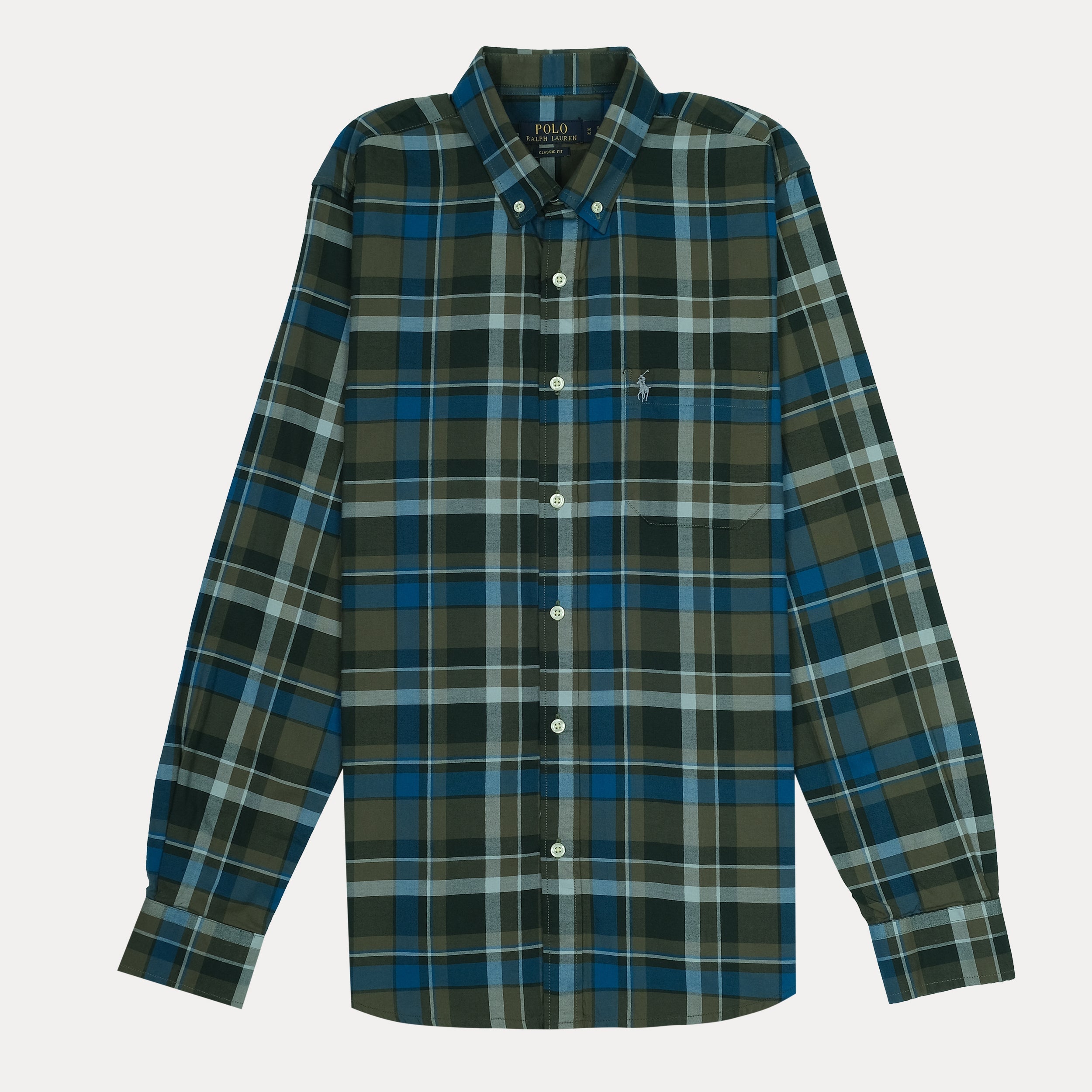 Ralph Lauren Classic Fit Plaid Button-Down Shirt