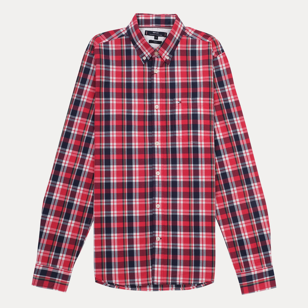 Tommy Hilfiger Organic Cotton Plaid Shirt