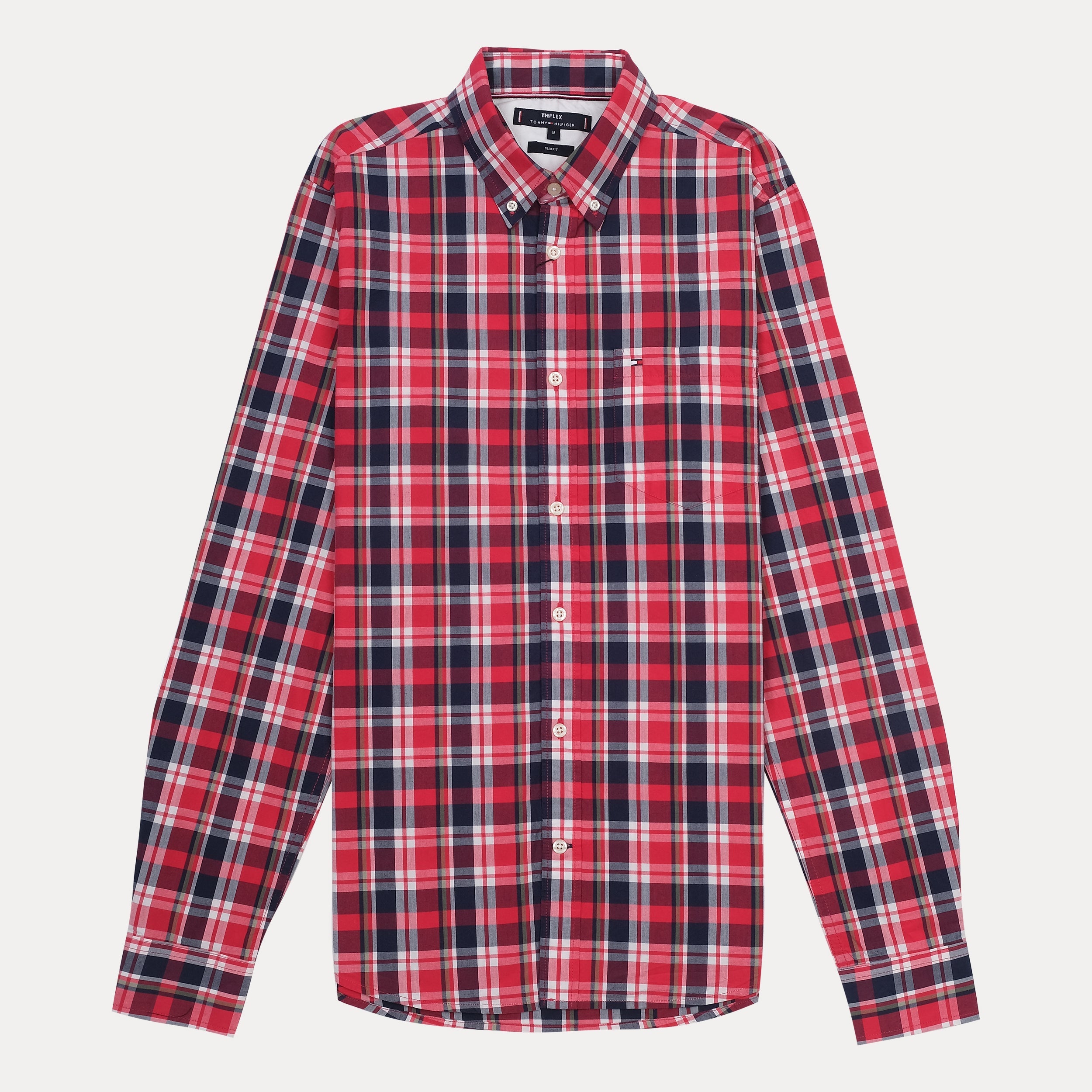Tommy Hilfiger Organic Cotton Plaid Shirt