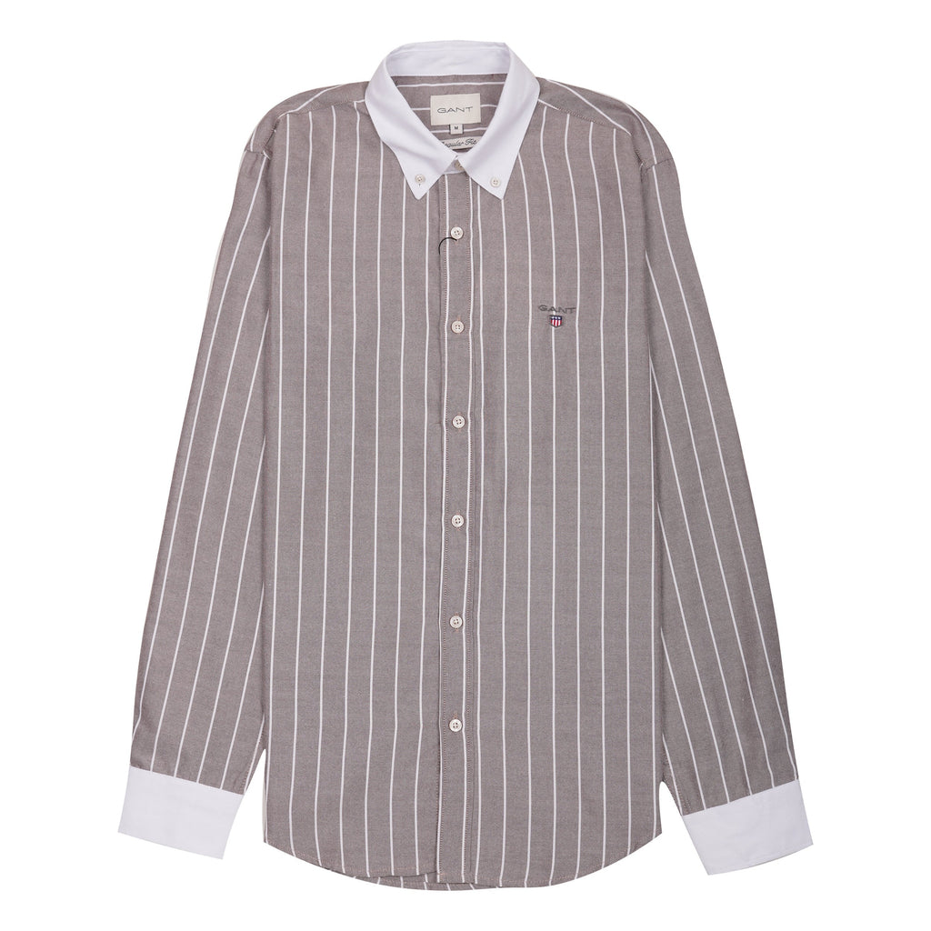 GANT Prismatic Almond Tailored Fit Long Sleeve Button-Up Shirt