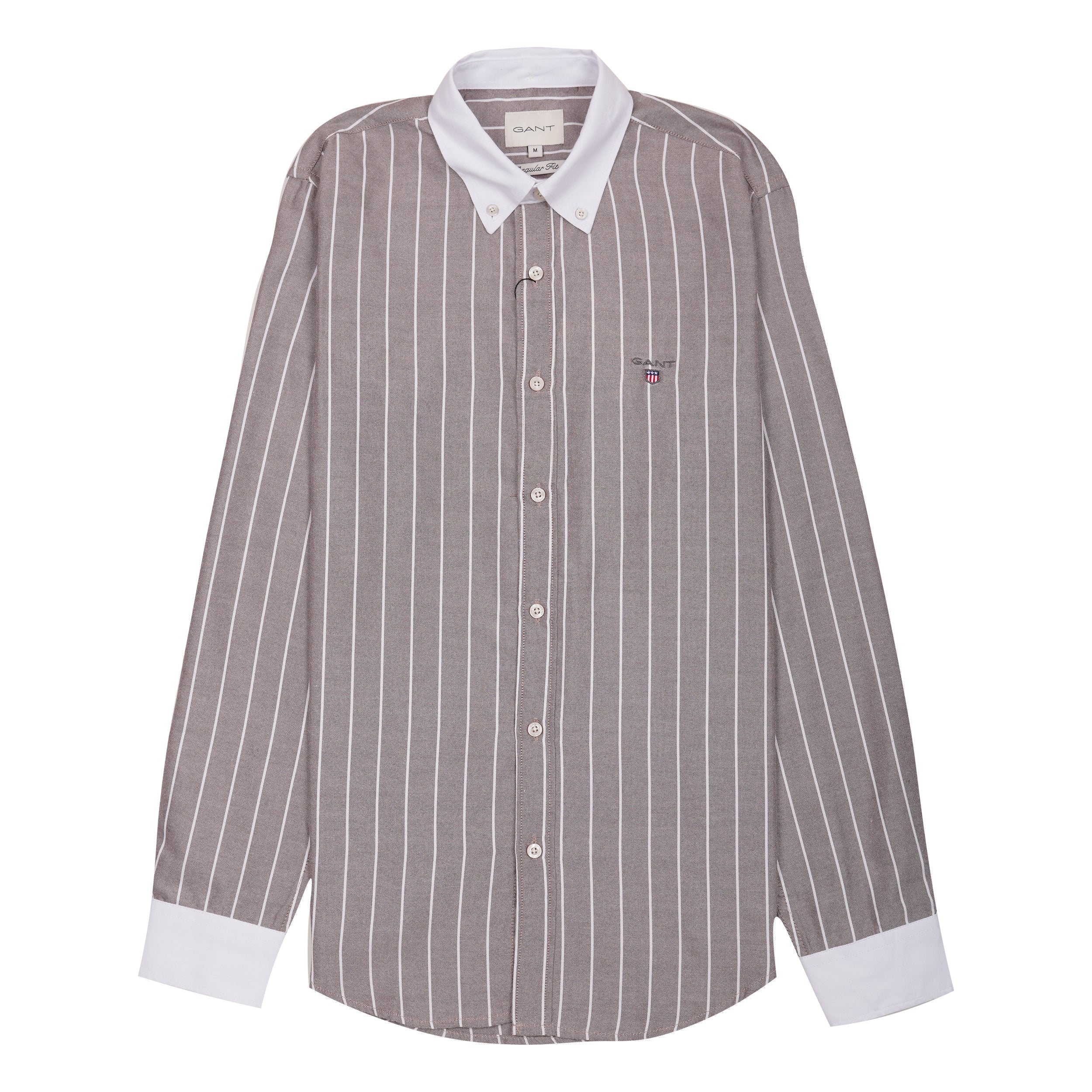 GANT Prismatic Almond Tailored Fit Long Sleeve Button-Up Shirt
