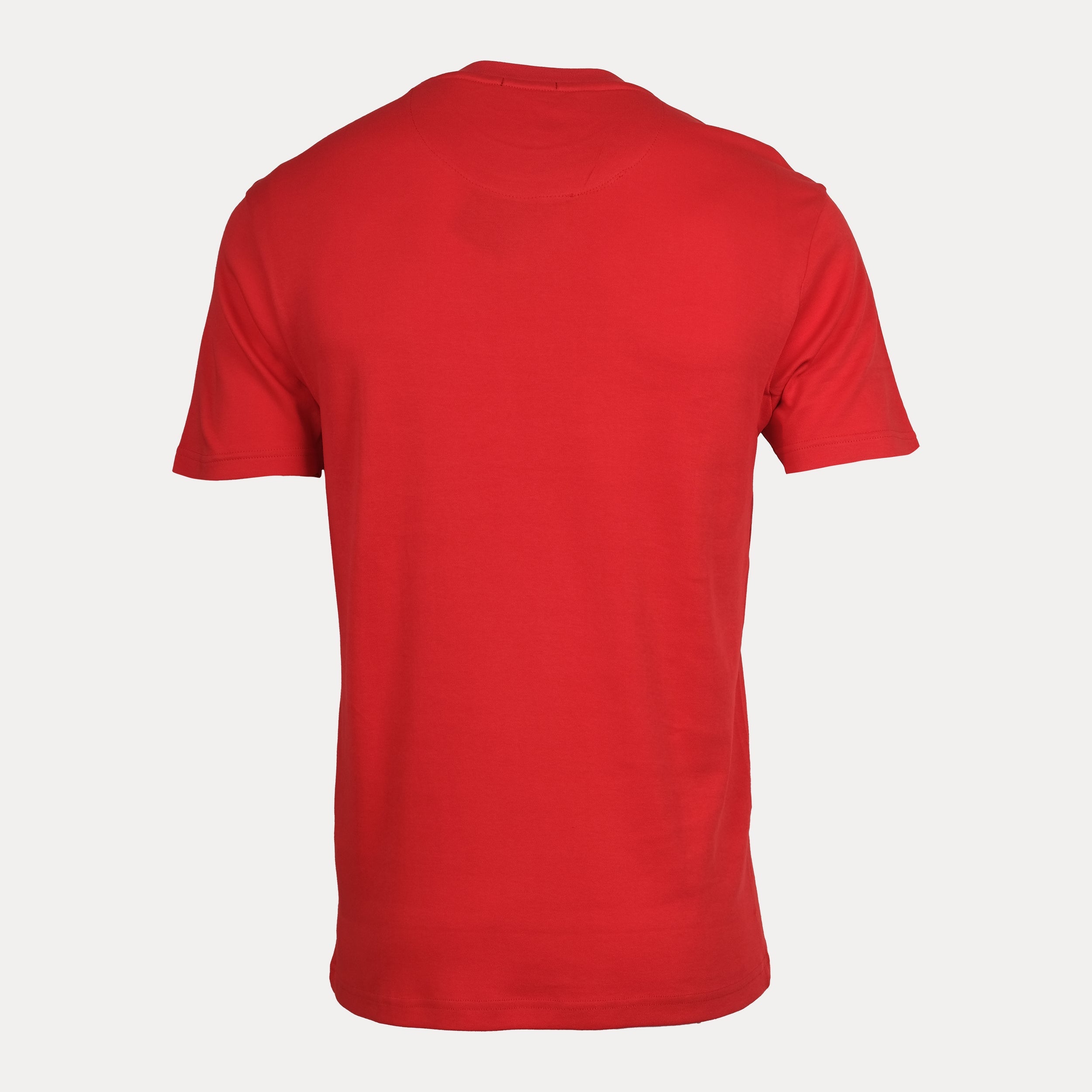 EA7 EMPORIO ARMANI Crimson Blaze Relaxed Fit Short Sleeve T-Shirt