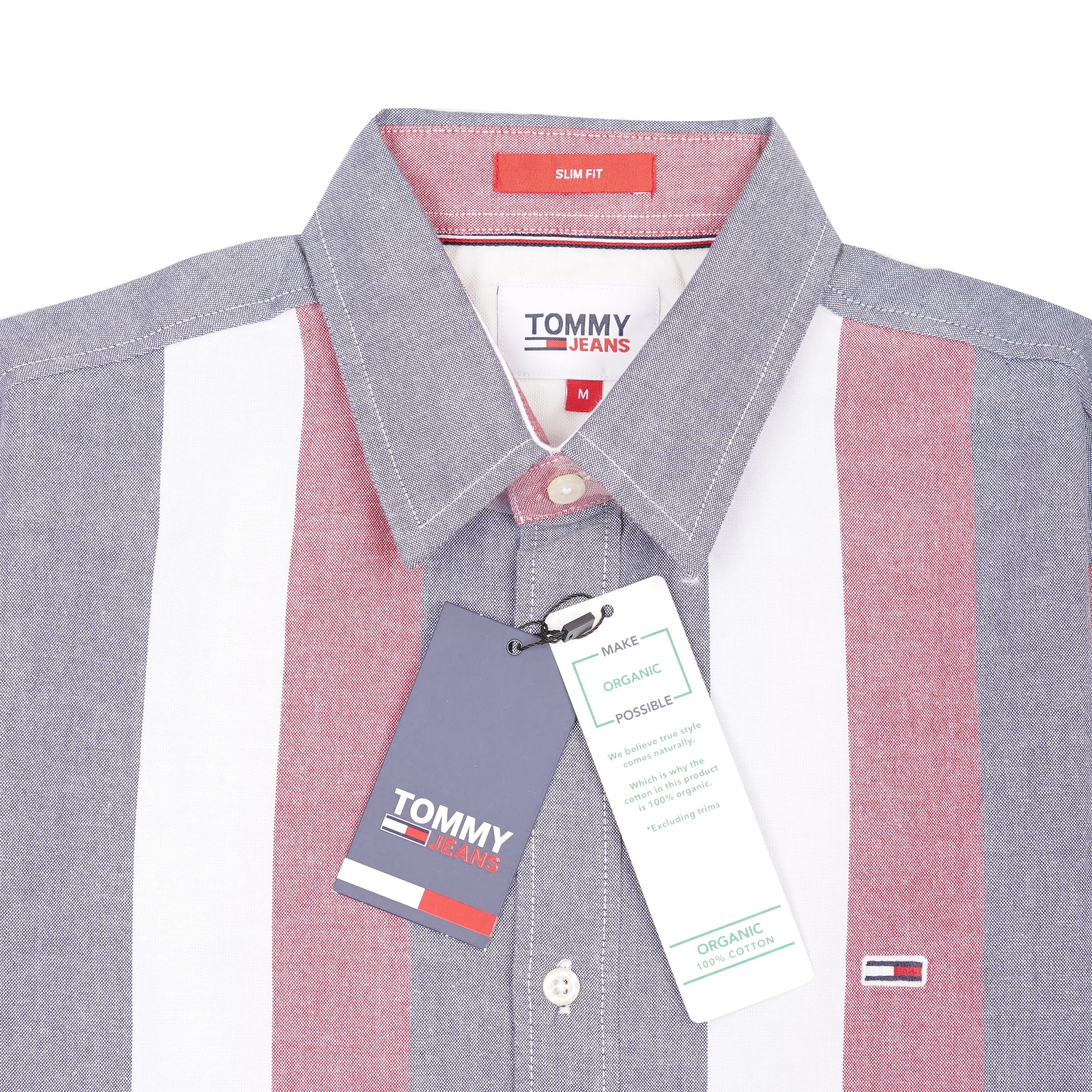 TOMMY JEANS Opulent Juniper Smoke Modern Fit Long Sleeve Shirt