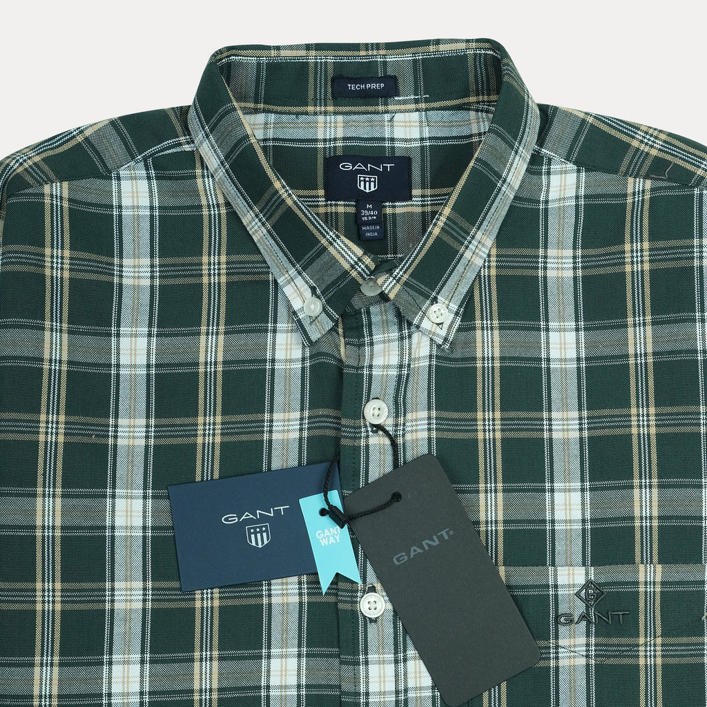 GANT Untamed Juniper Smoke Classic Fit Long Sleeve Button-Up Shirt