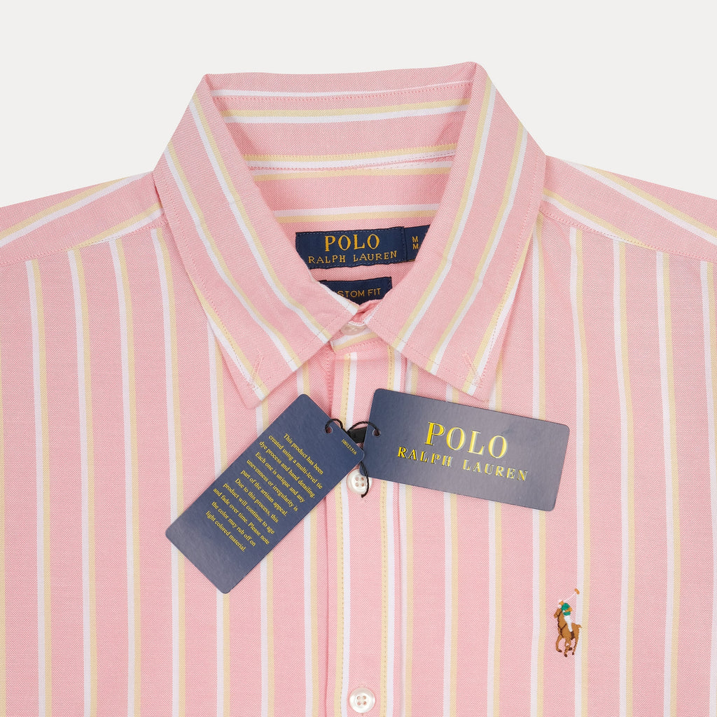 Polo Ralph Lauren Striped Elegance Shirt in Blushing Petal